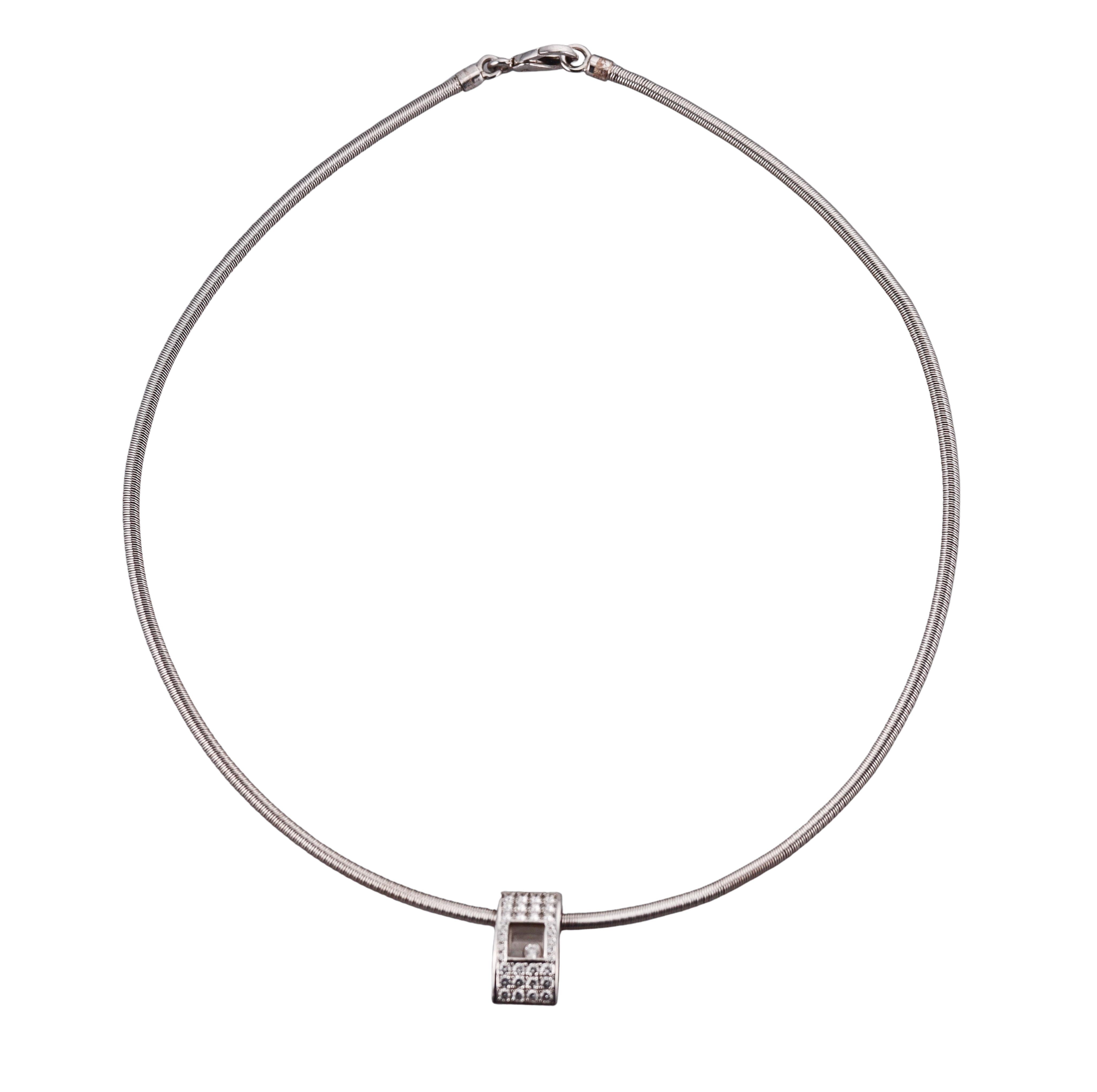 Chopard Happy Diamond Gold Pendant Necklace 79/3051