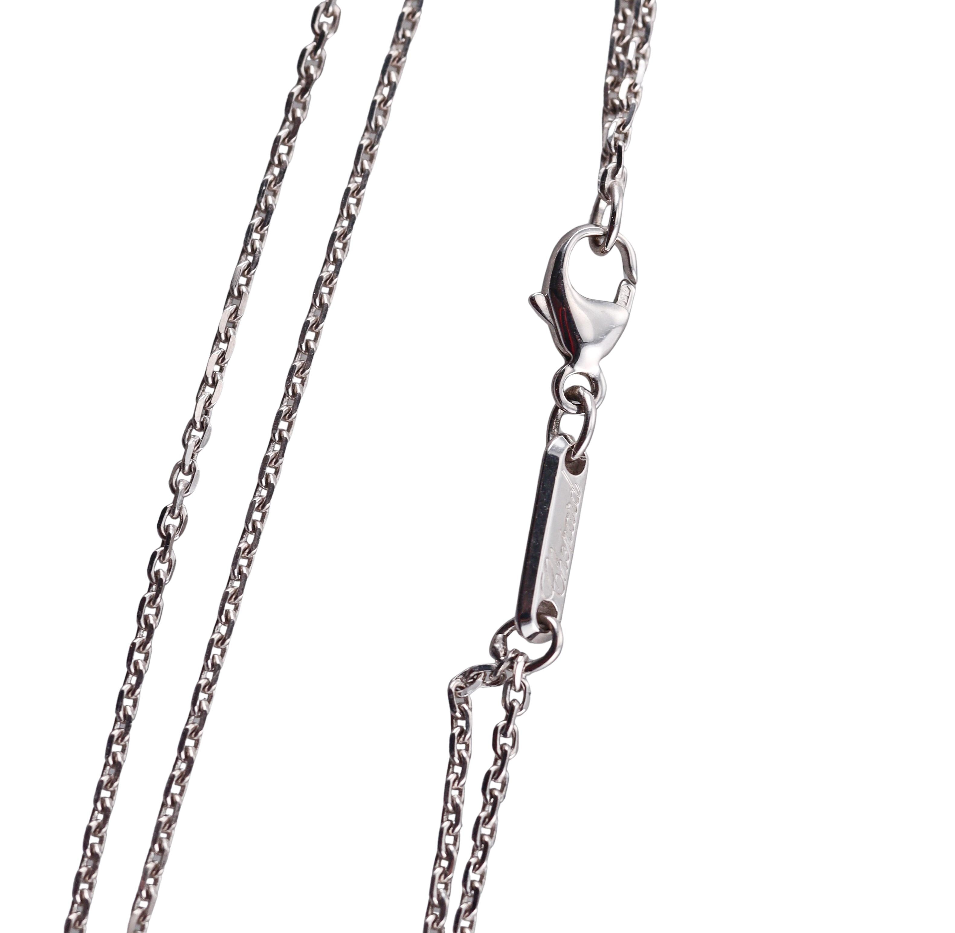 Chopard Happy Spirit Diamond Gold Pendant Necklace 79/6102-20