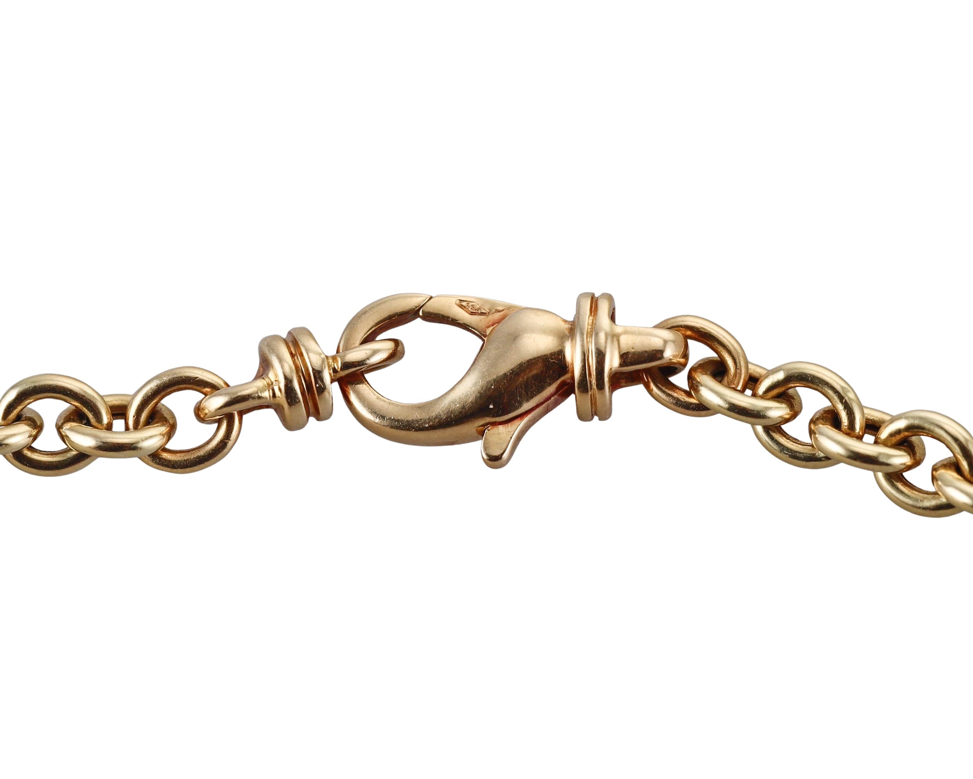 Bulgari Onyx Gold Necklace