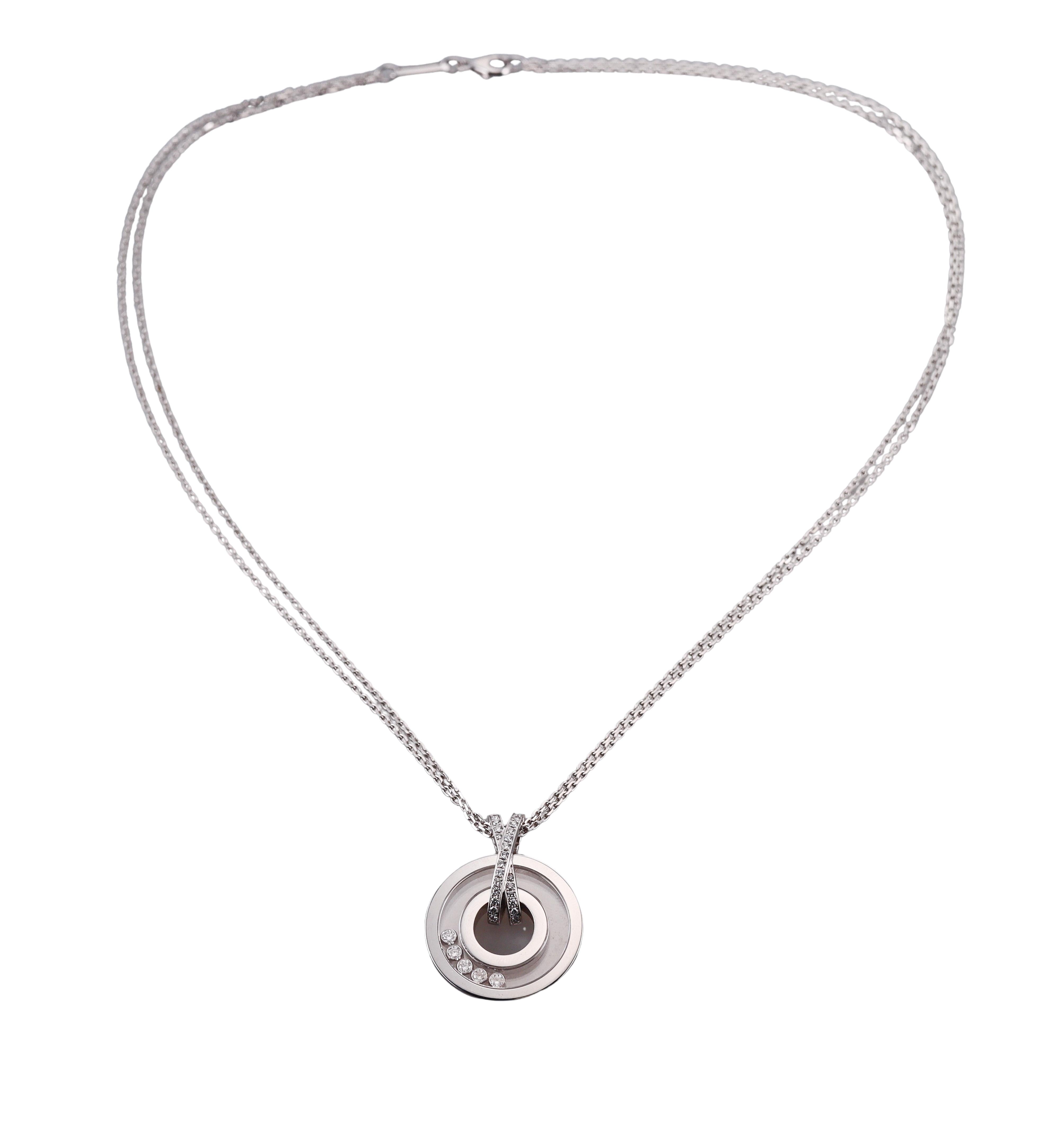 Chopard Happy Diamonds Gold Pendant Necklace 796249-1001