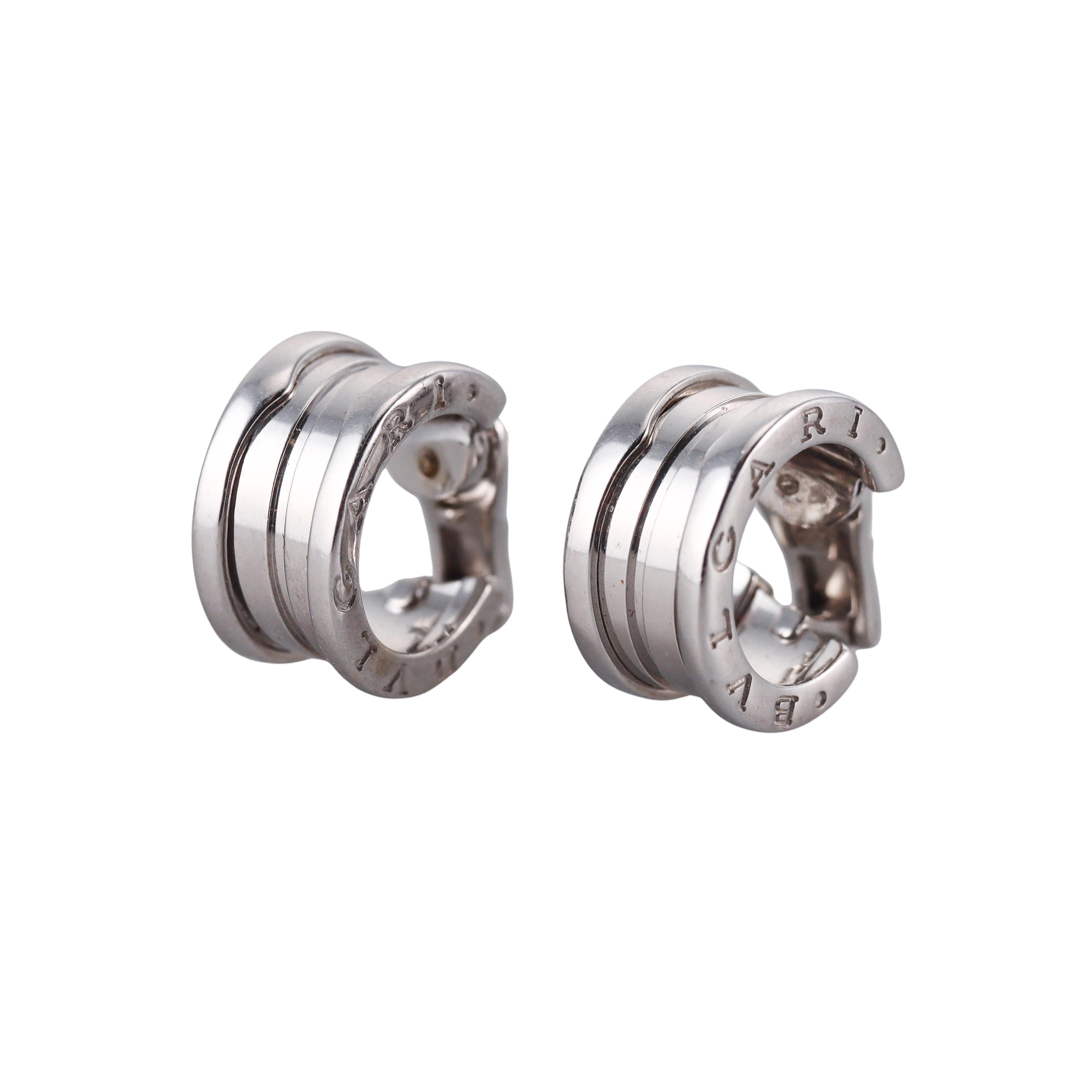 Bulgari B.Zero1 Gold Hoop Earrings