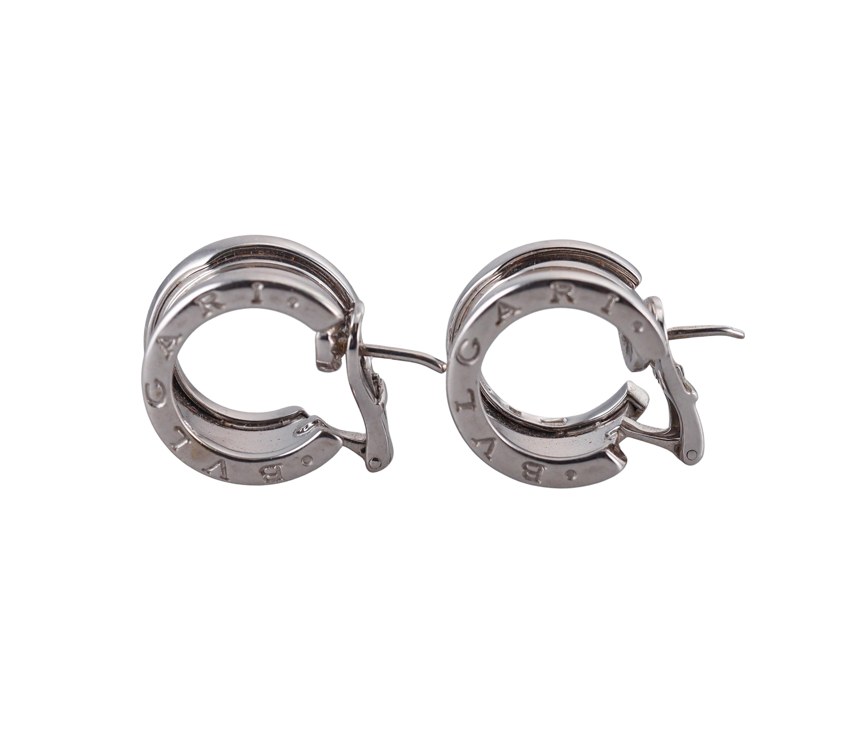 Bulgari B.Zero1 Gold Hoop Earrings