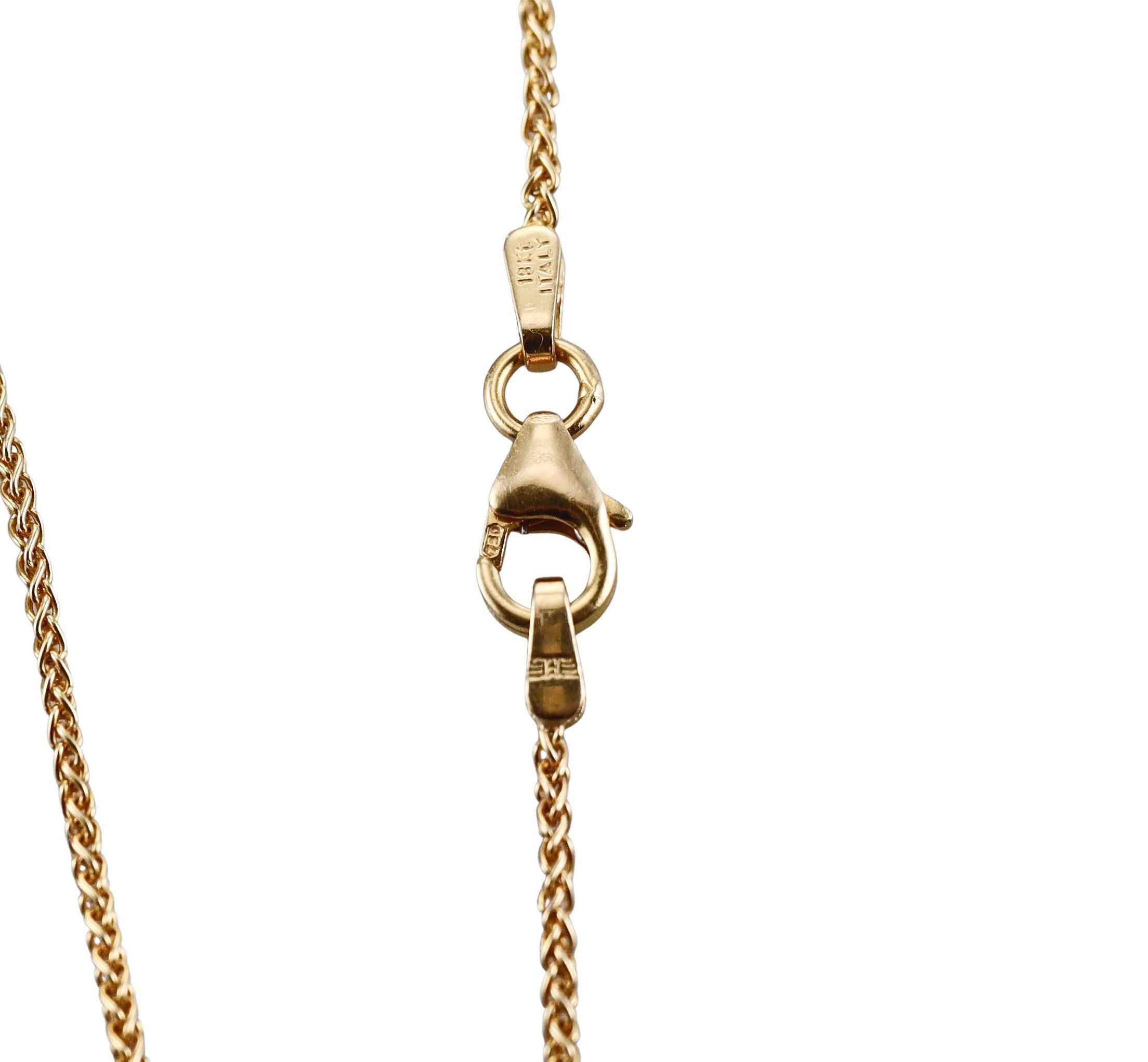 Michael Bondanza Gold Platinum Lightning Cloud Pendant Necklace