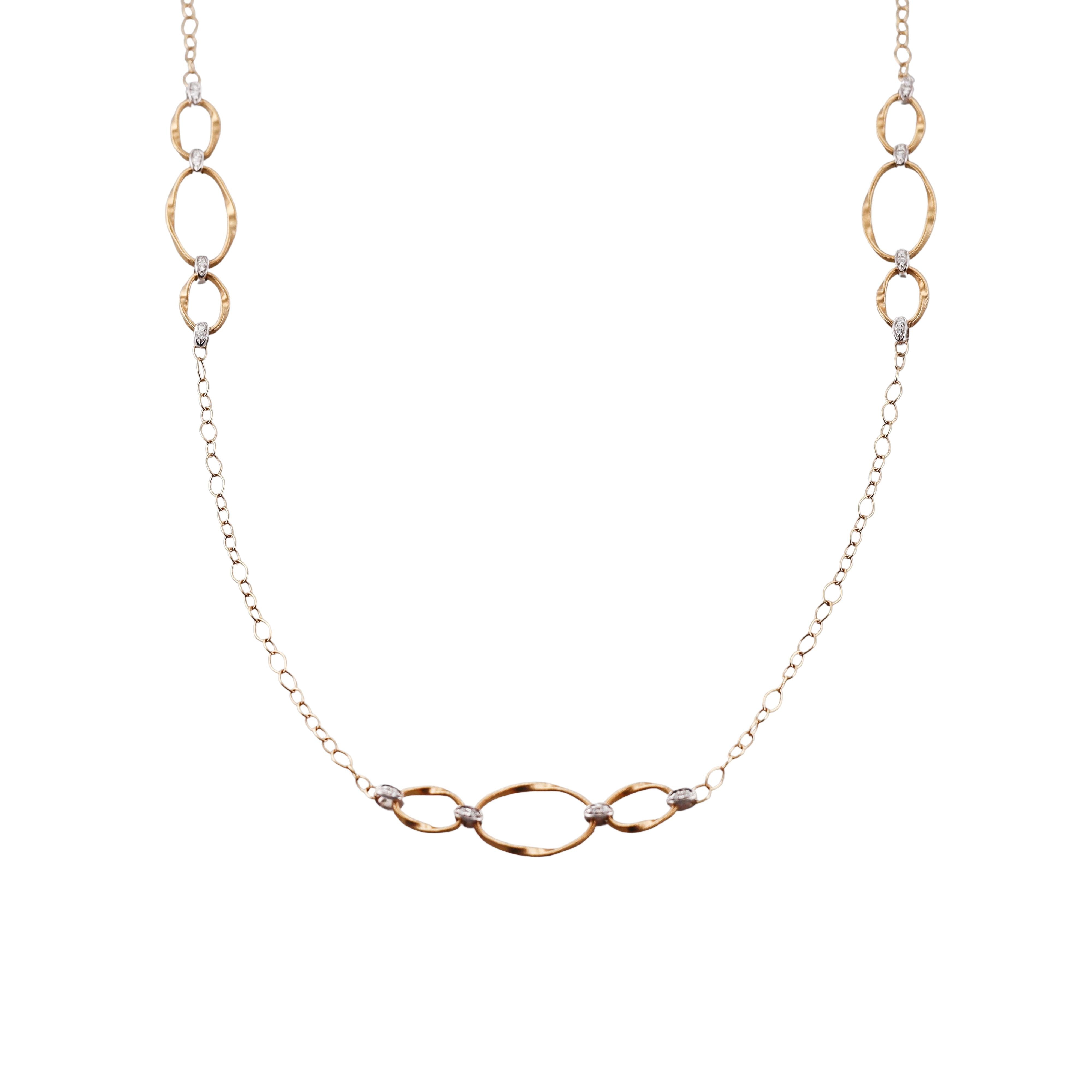 Marco Bicego Marrakech Diamond Gold Necklace
