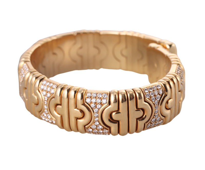 Bulgari Parentesi Diamond Gold Bracelet