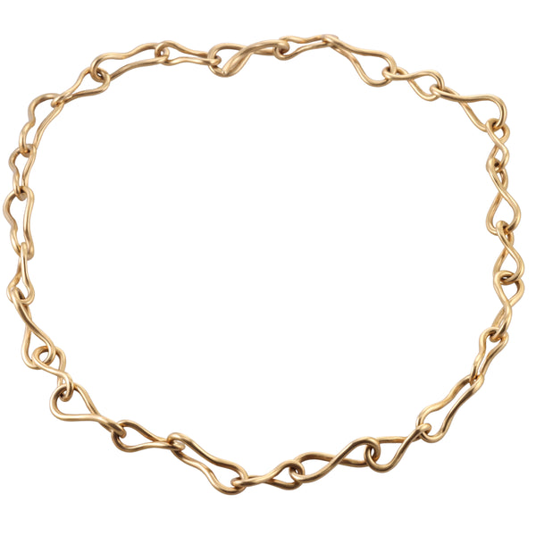 Angela Cummings Twisted Link Gold Necklace