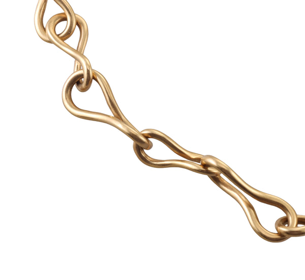 Angela Cummings Twisted Link Gold Necklace