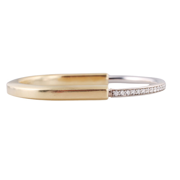 Tiffany & Co Lock Diamond Gold Bracelet