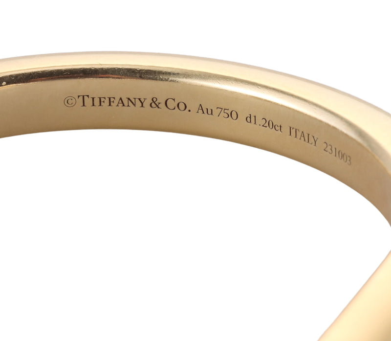 Tiffany & Co Lock Diamond Gold Bracelet