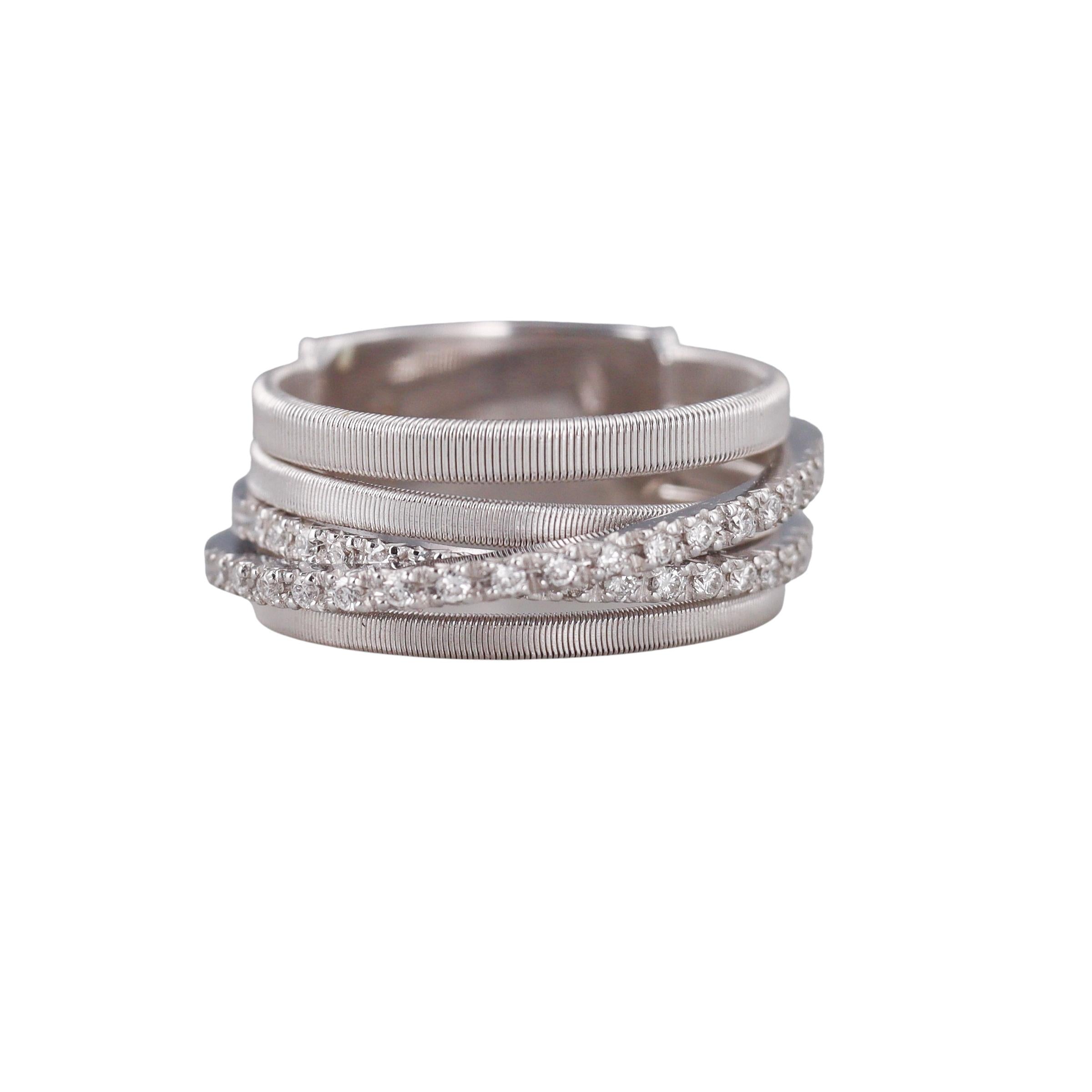 Marco Bicego Goa White Gold Diamond Ring