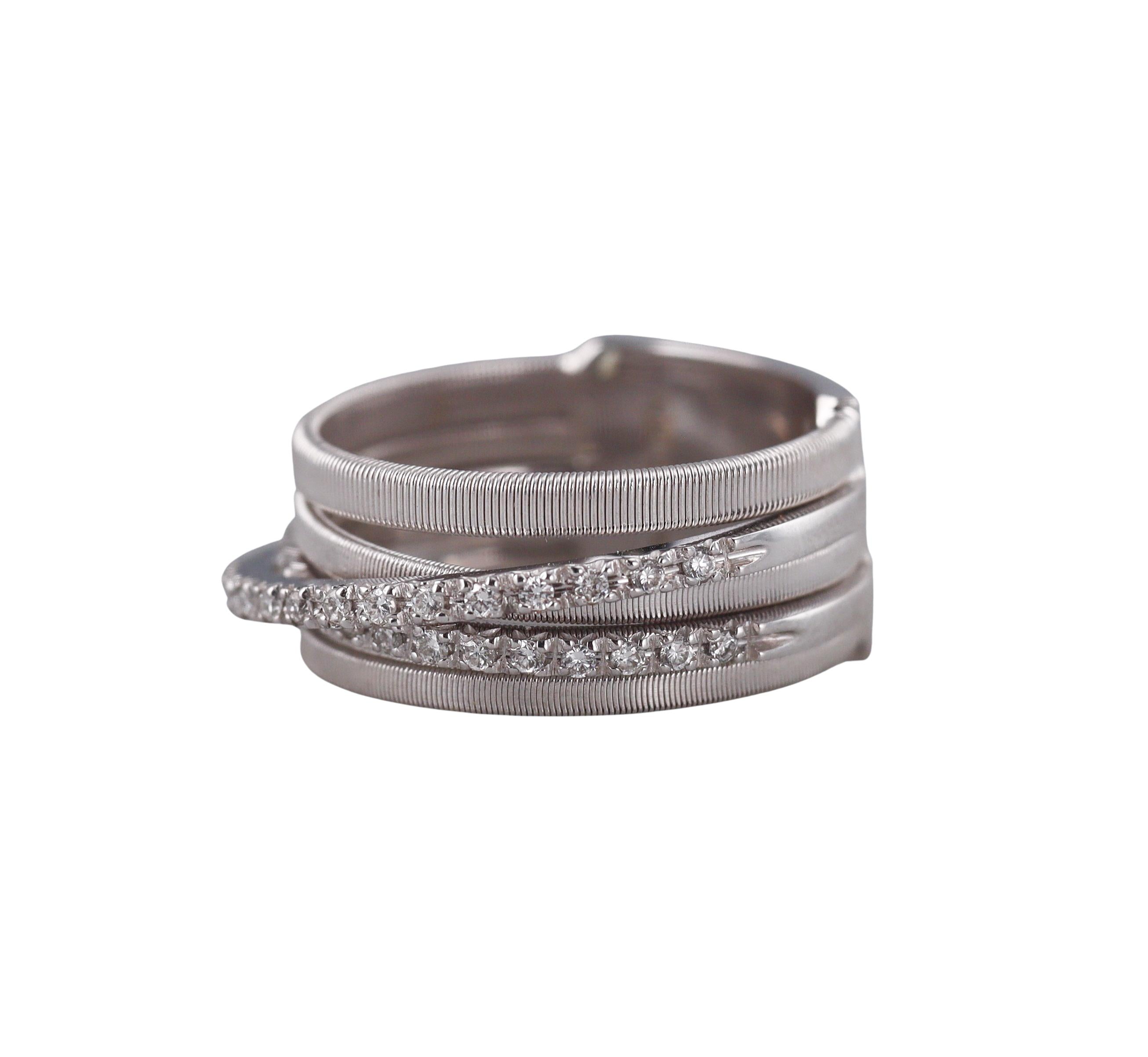 Marco Bicego Goa White Gold Diamond Ring