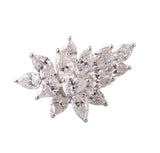 13 Carat Diamond Platinum Earrings