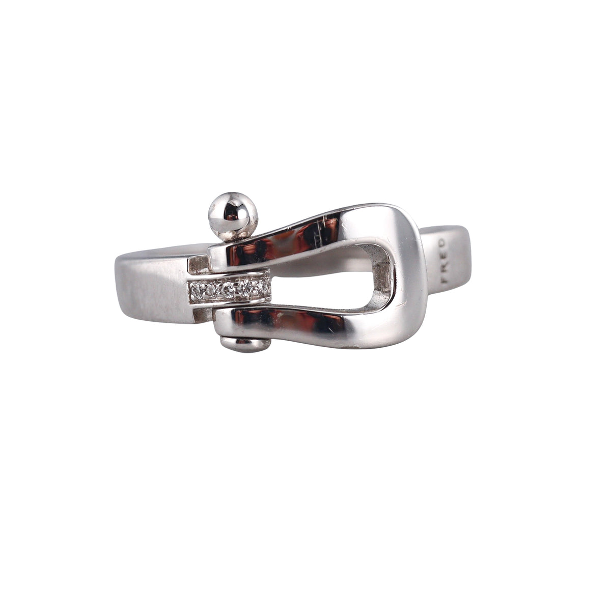 Fred Force 10 White Gold Diamond Medium Model Ring