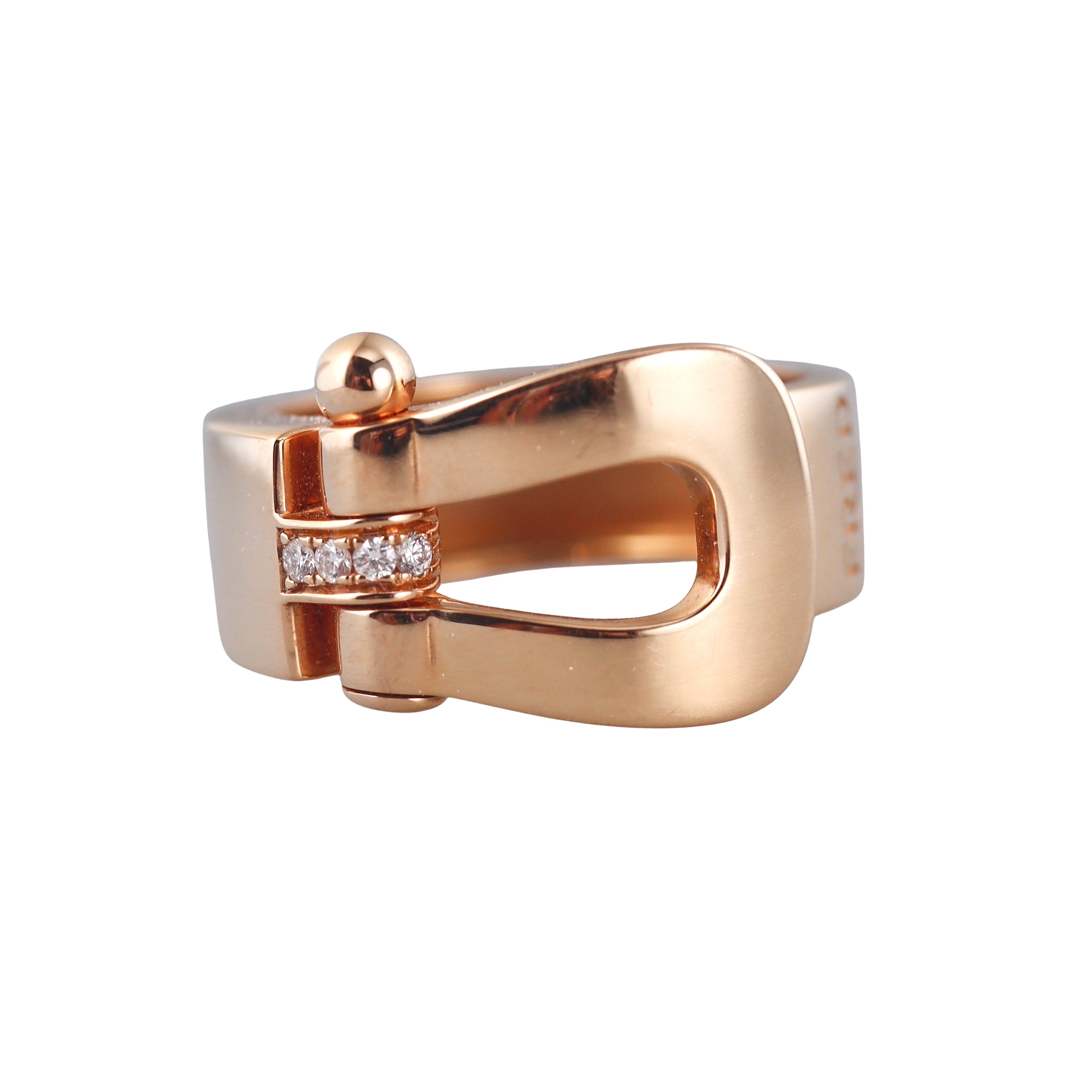 Fred Force 10 Rose Gold Diamond Large Model Ring
