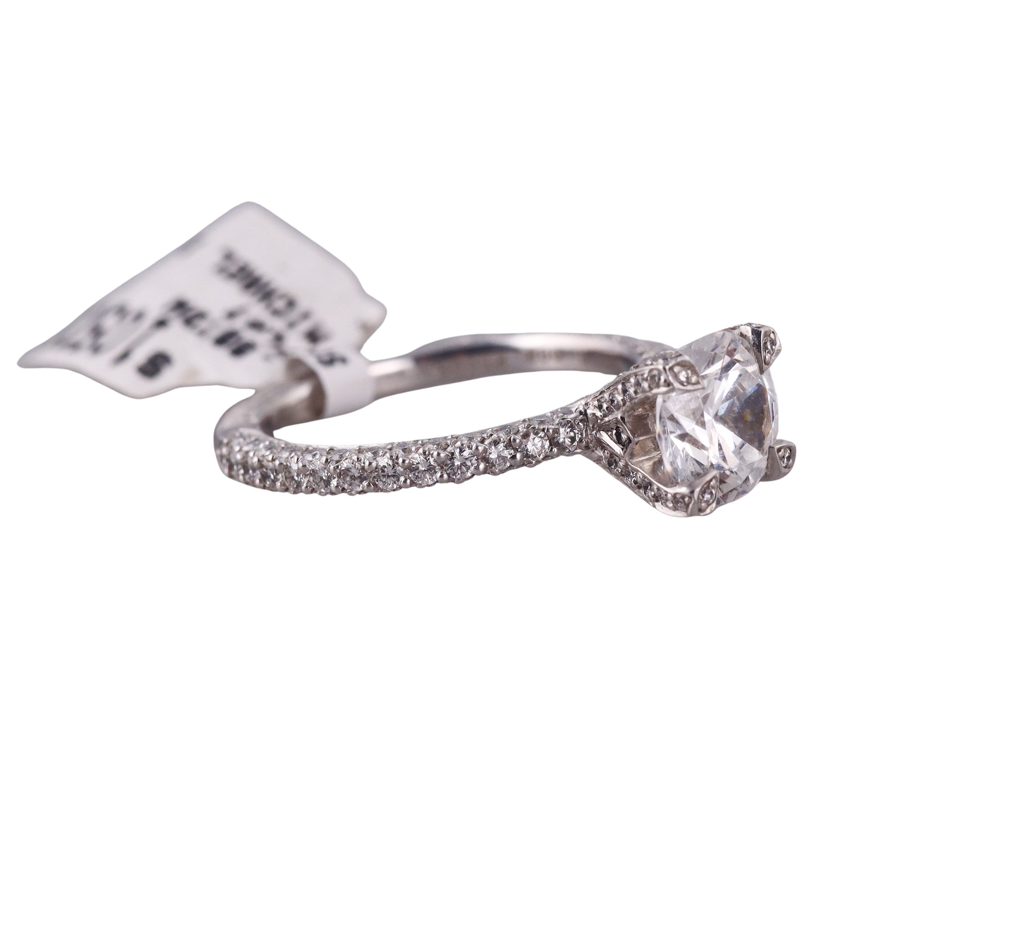 Michael B. Platinum Engagement Ring