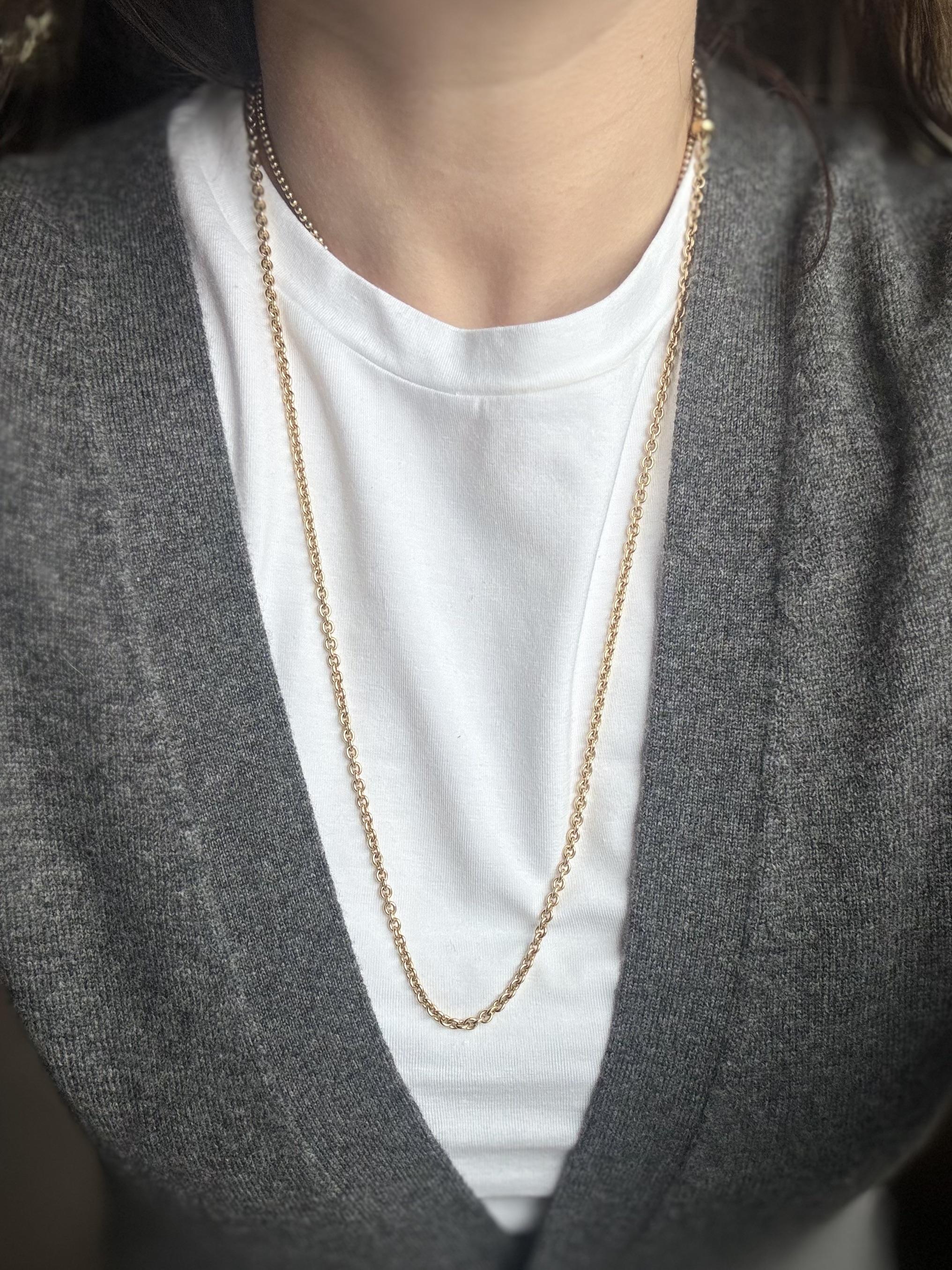 Bulgari Yellow Gold Chain Necklace