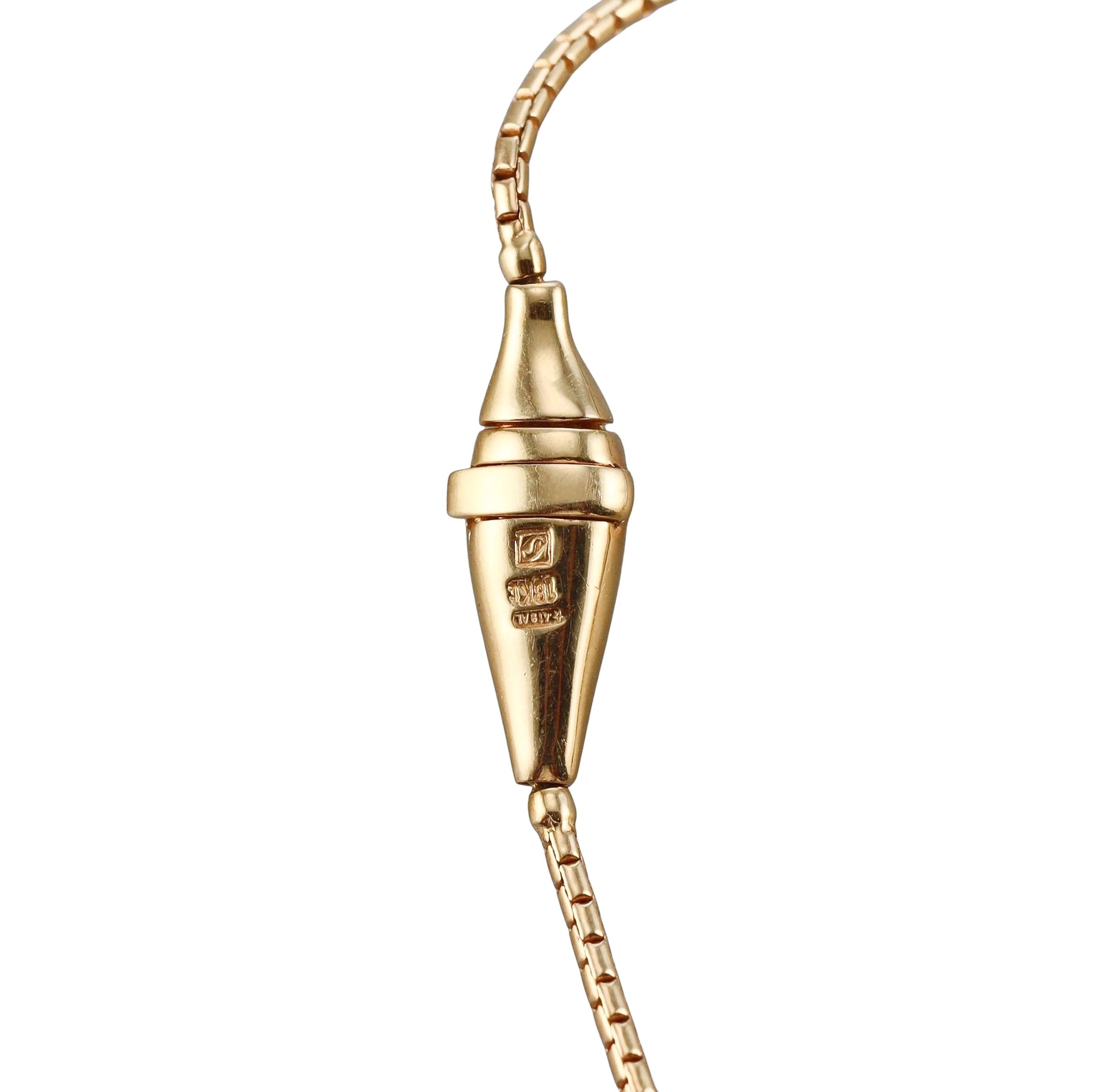 H. Stern Drops Diamond Gold Pendant Necklace