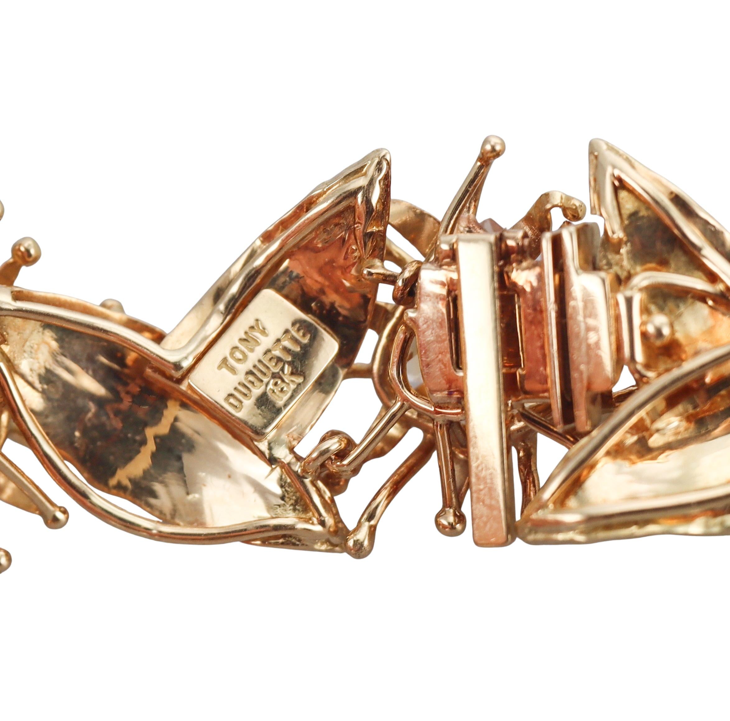 Tony Duquette Citrine Gold Necklace