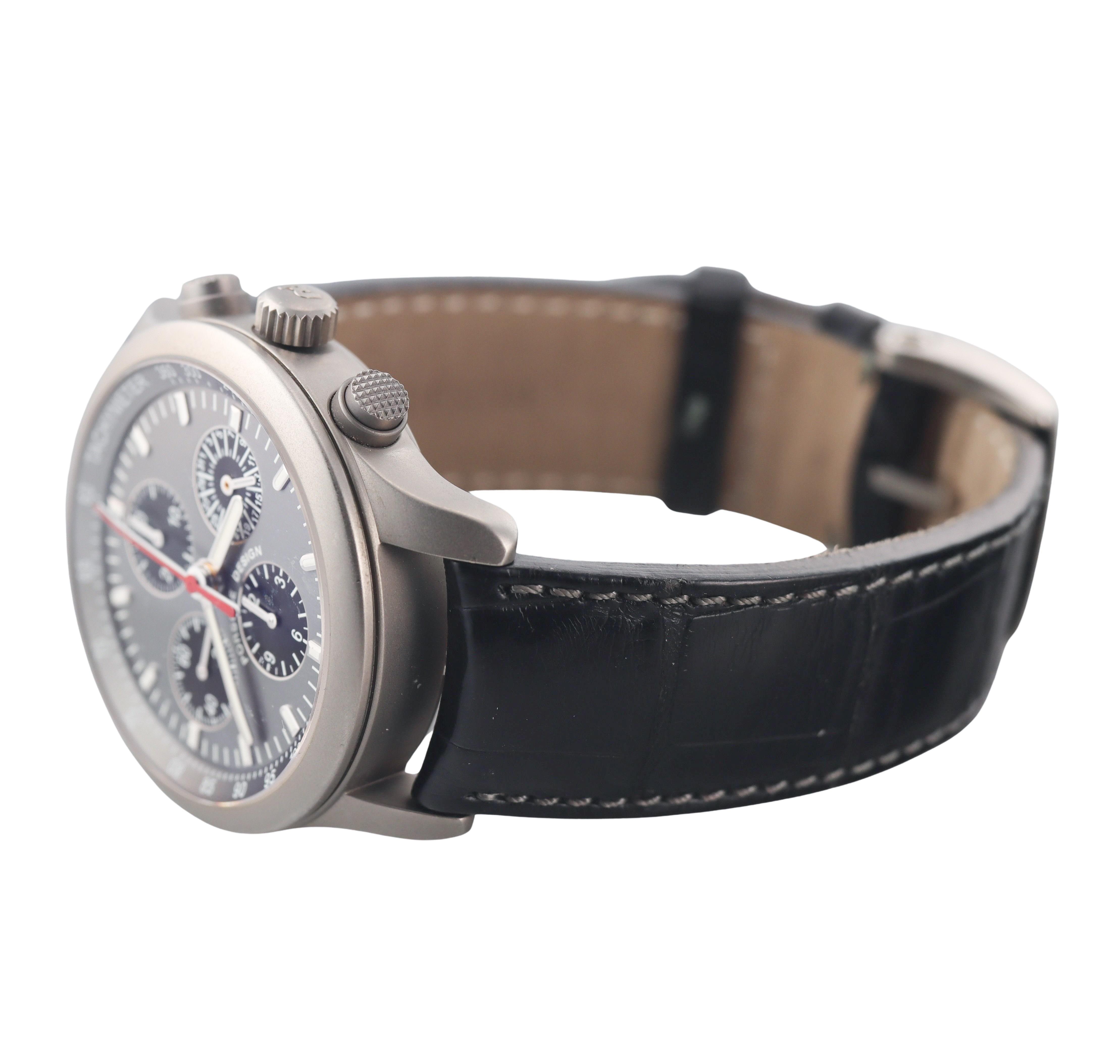 Porsche Design PRT Rattrapante  Titanium Automatic Watch 6613.10