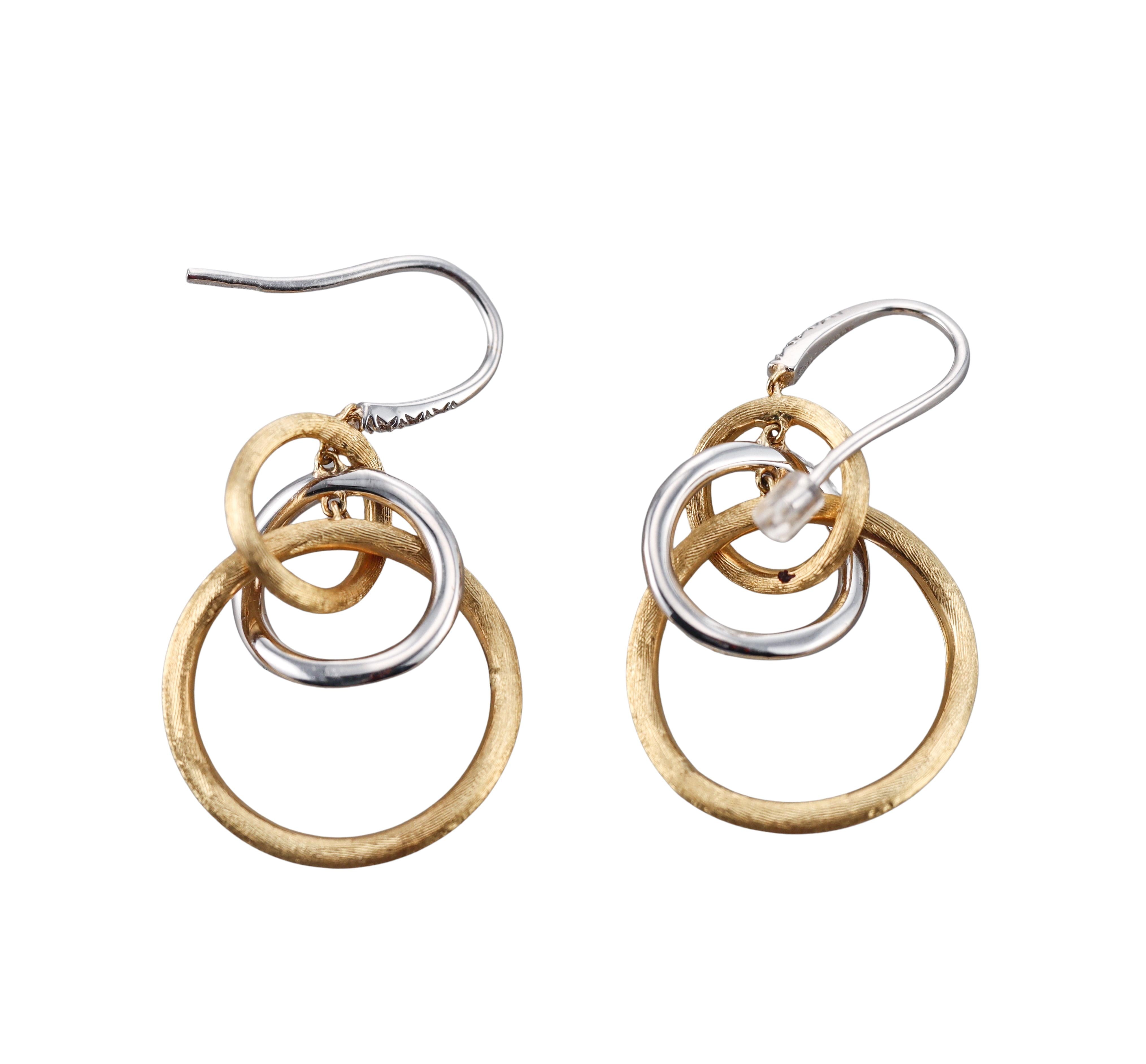 Marco Bicego Jaipur Link Gold Diamond Earrings