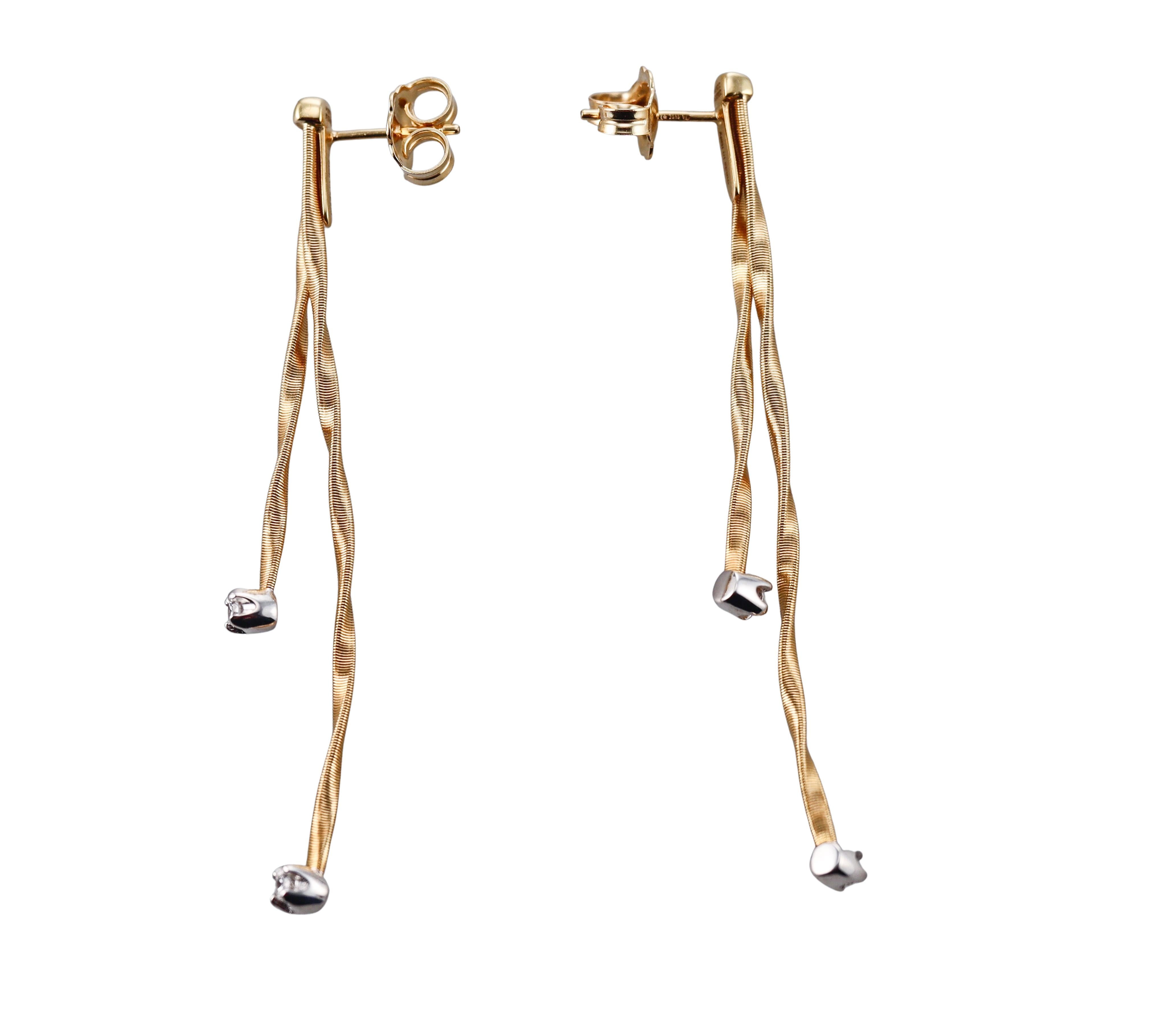 Marco Bicego Marrakech Gold Diamond Earrings