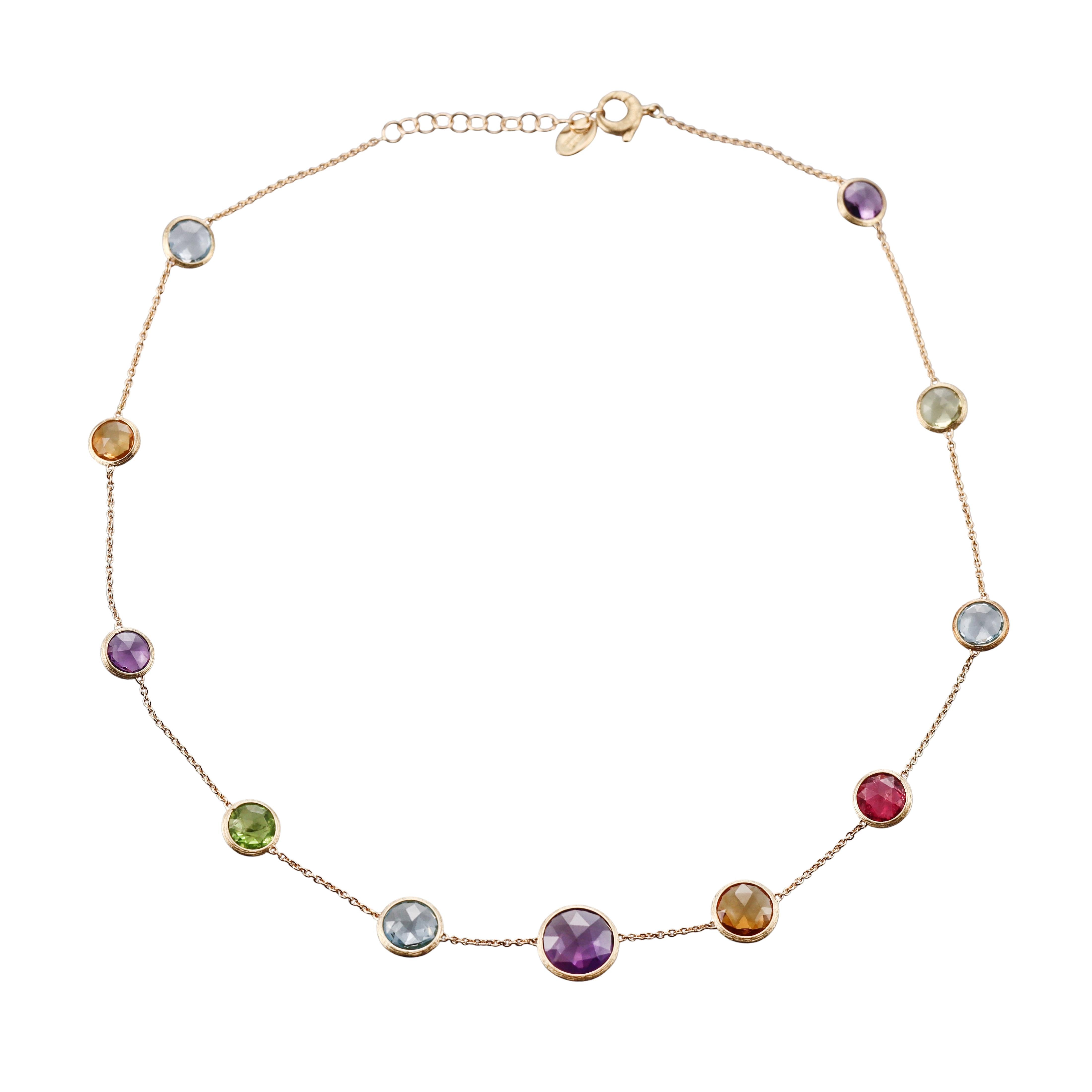 Marco Bicego Jaipur Gemstone Gold Necklace