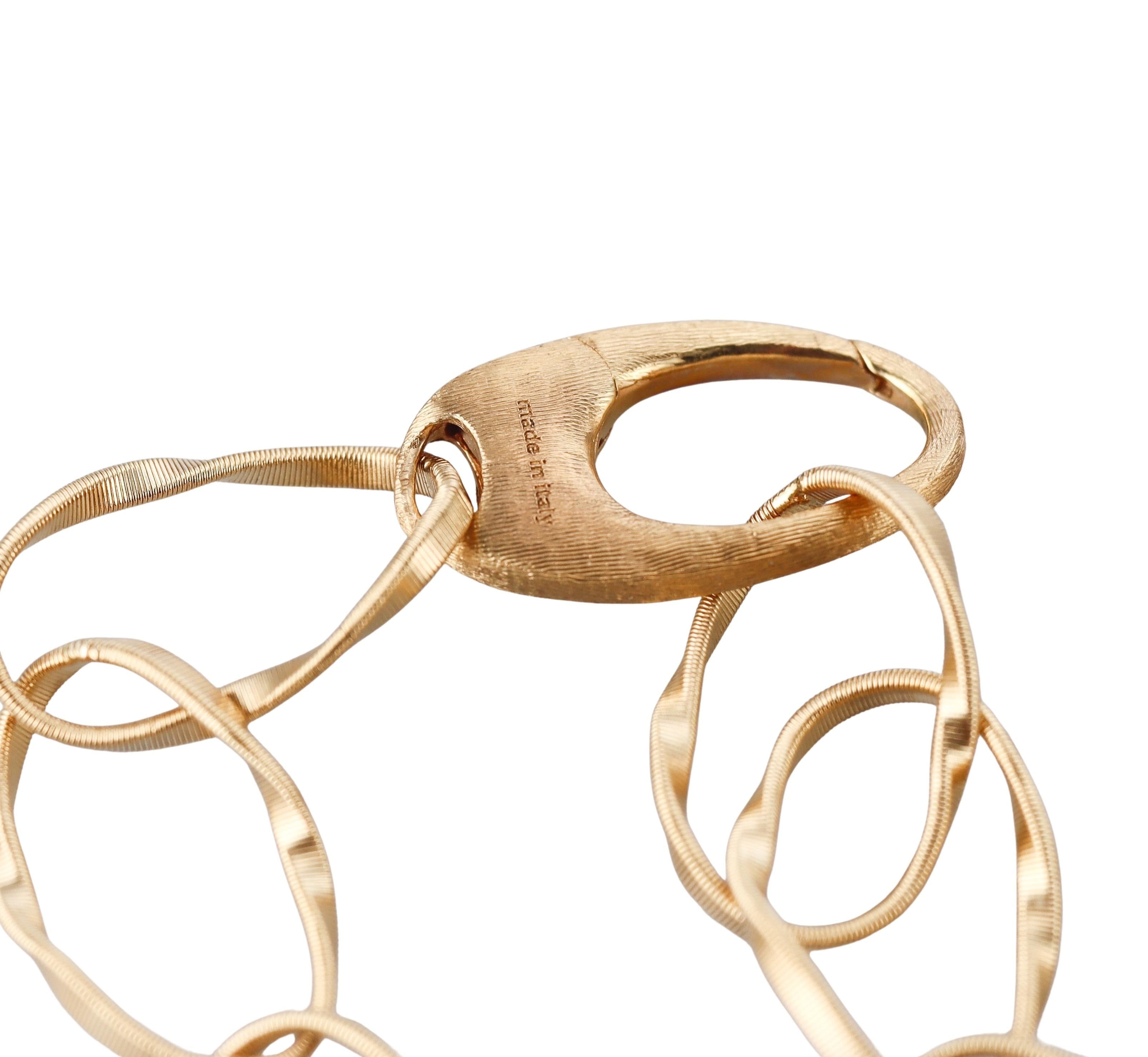 Marco Bicego Marrakech Onde Gold Infinity Link Long Necklace