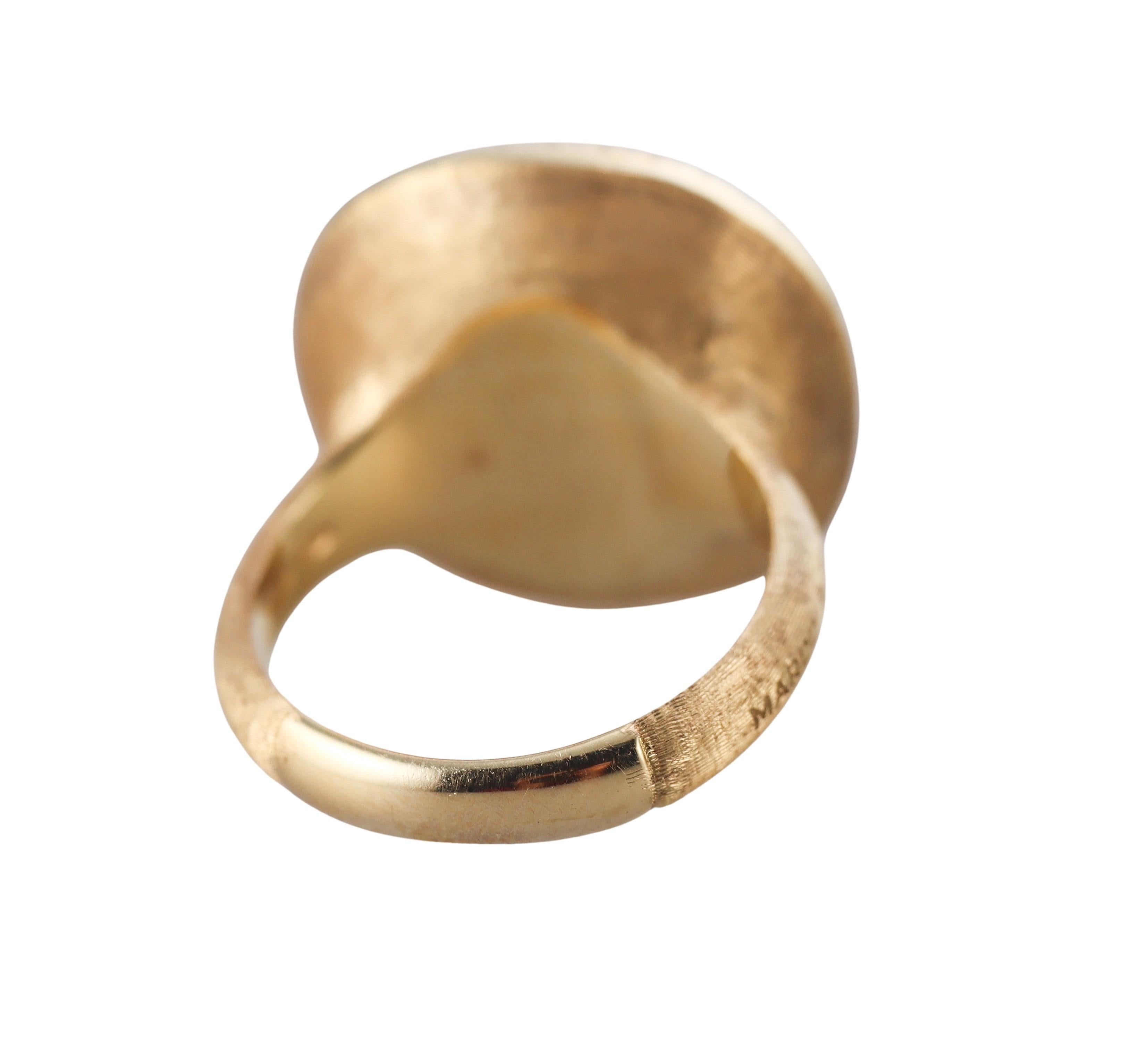 Marco Bicego Jaipur Citrine Diamond Gold Ring
