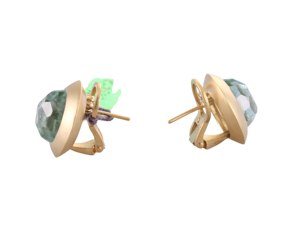 Pomellato Aquamarine Gold Earrings