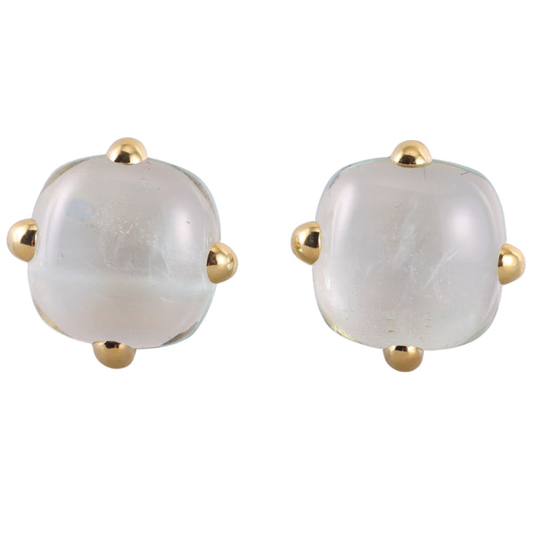 Pomellato Aquamarine 18k Gold Earrings