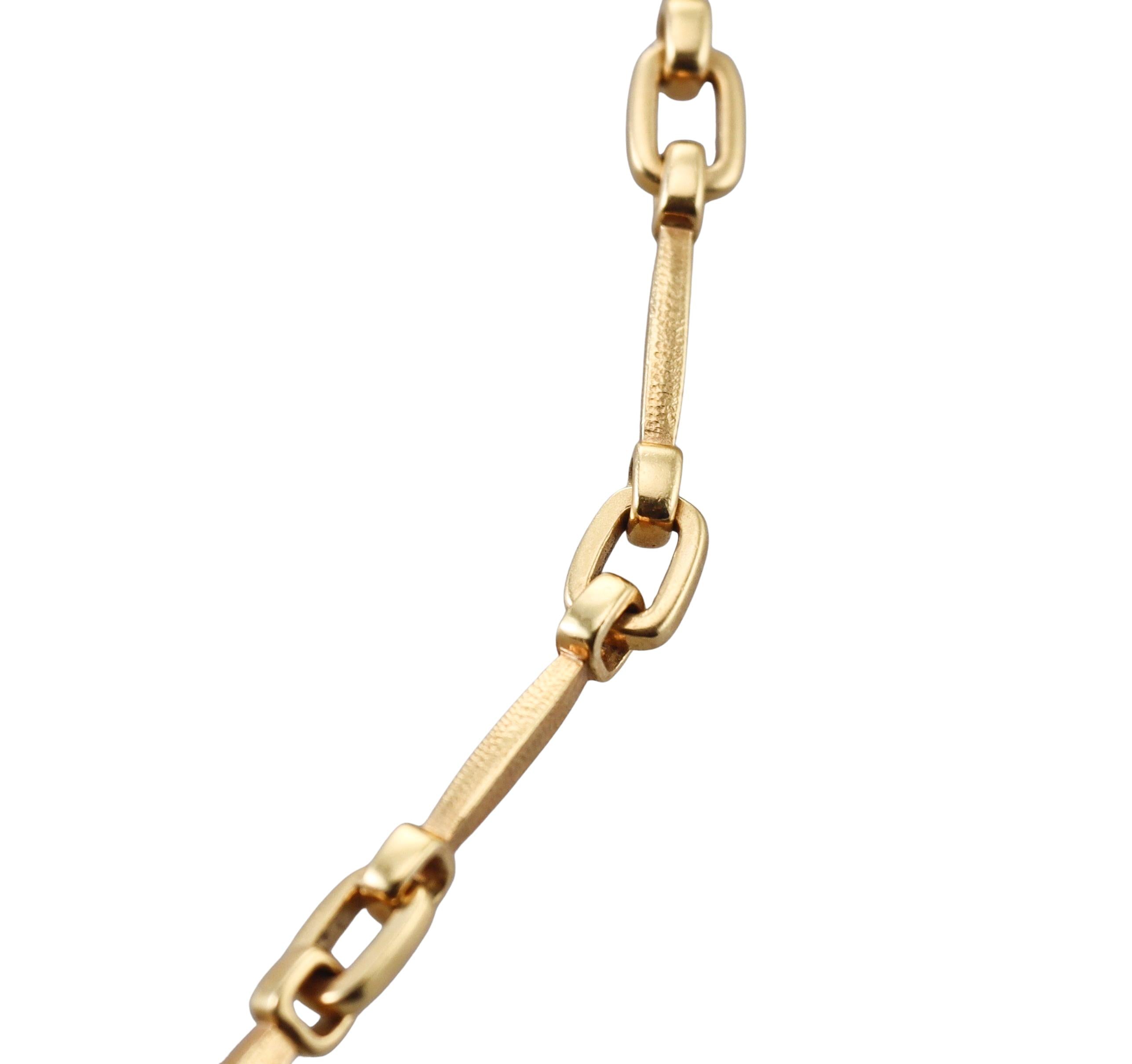 Alex Sepkus Gold Diamond Cross Pendant Necklace