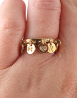 Pasquale Bruni 18k Gold Amore Charm Ring