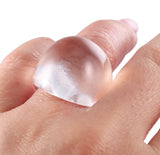 Lalique Gourmande Clear Crystal Ring