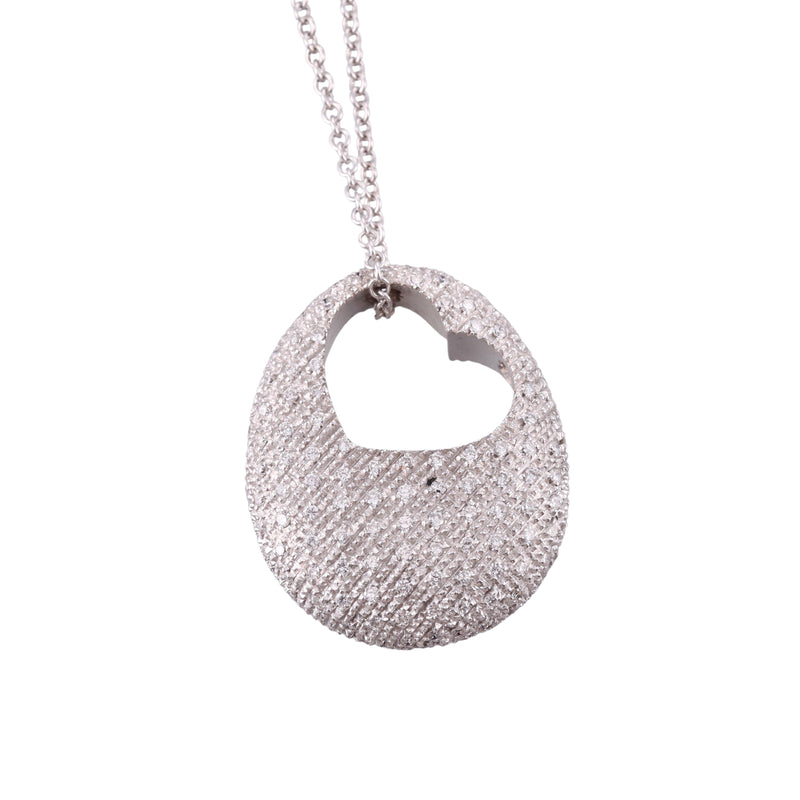 Pasquale Bruni Gold Diamond Heart Pendant Necklace