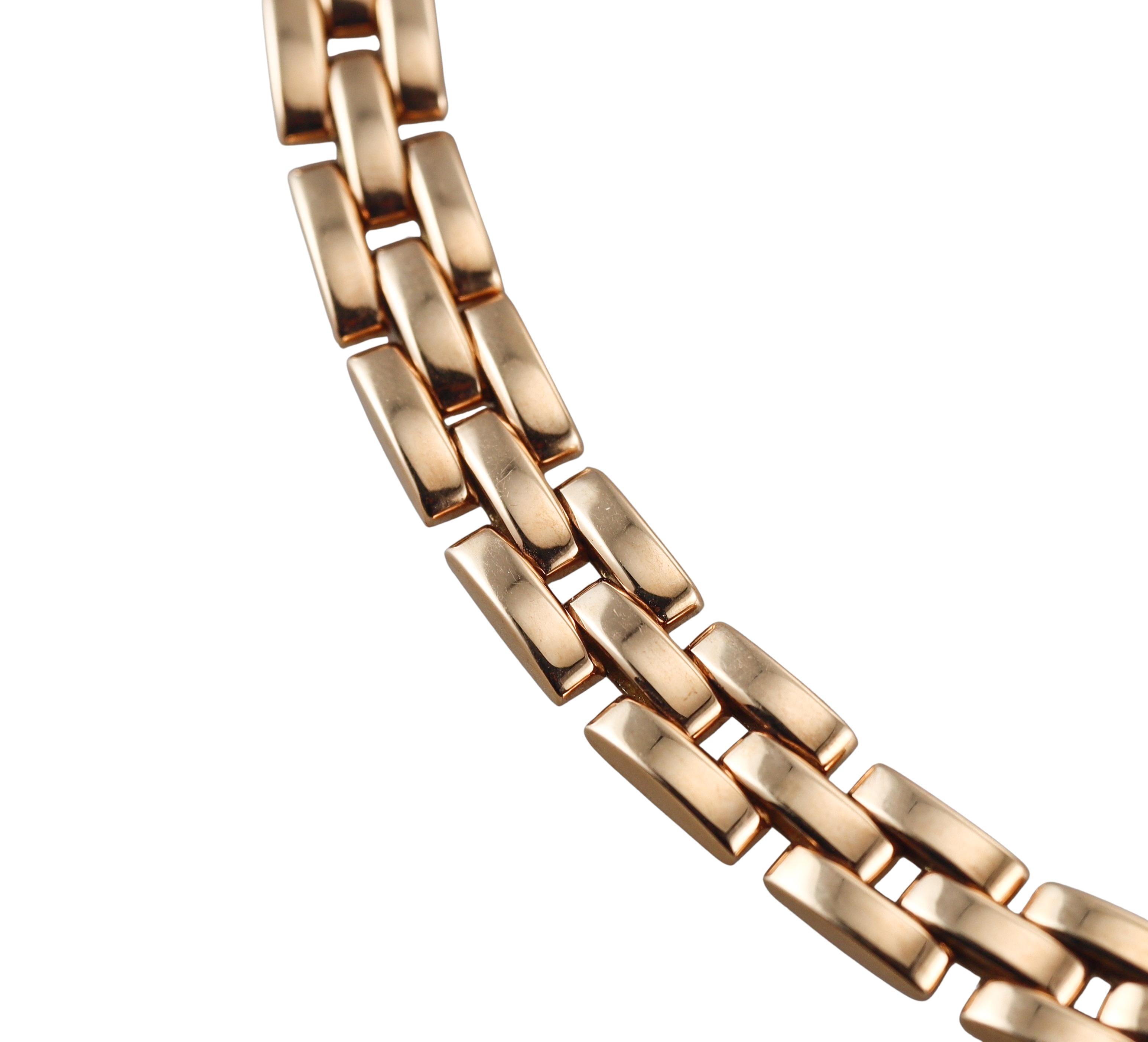 Cartier Maillon Panthere Rose Gold Necklace