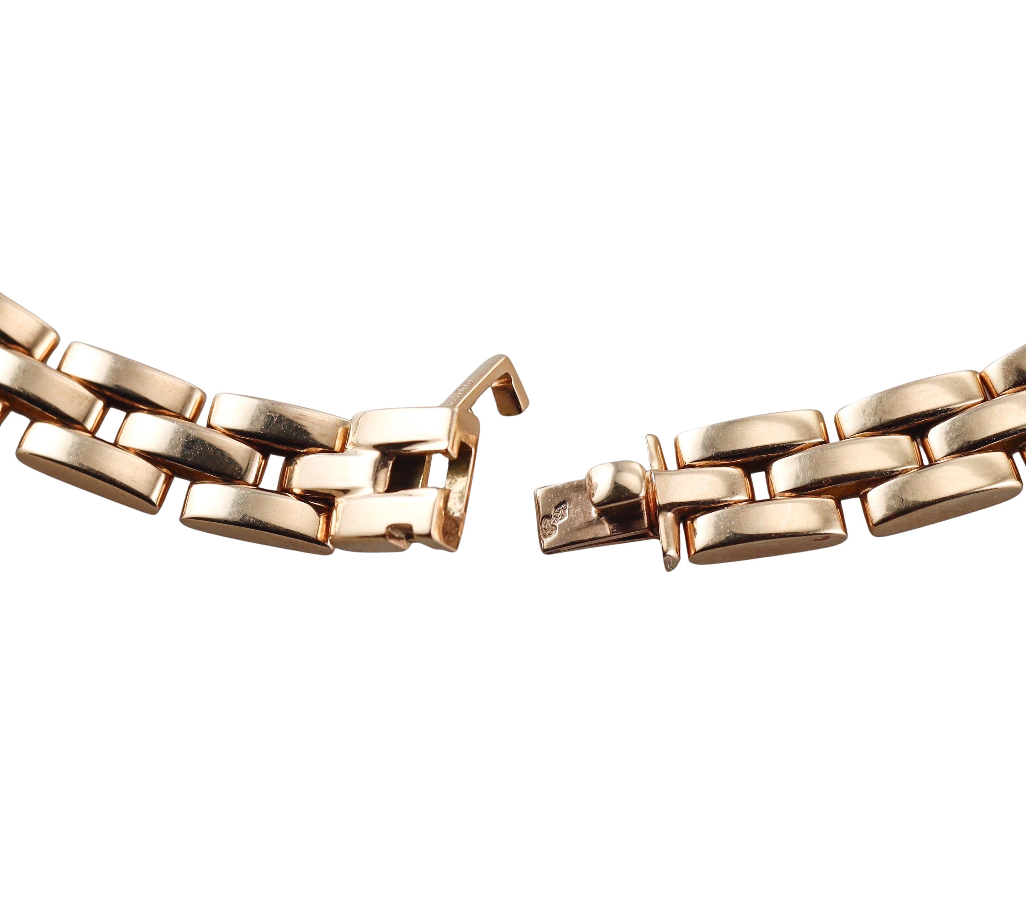 Cartier Maillon Panthere Rose Gold Necklace