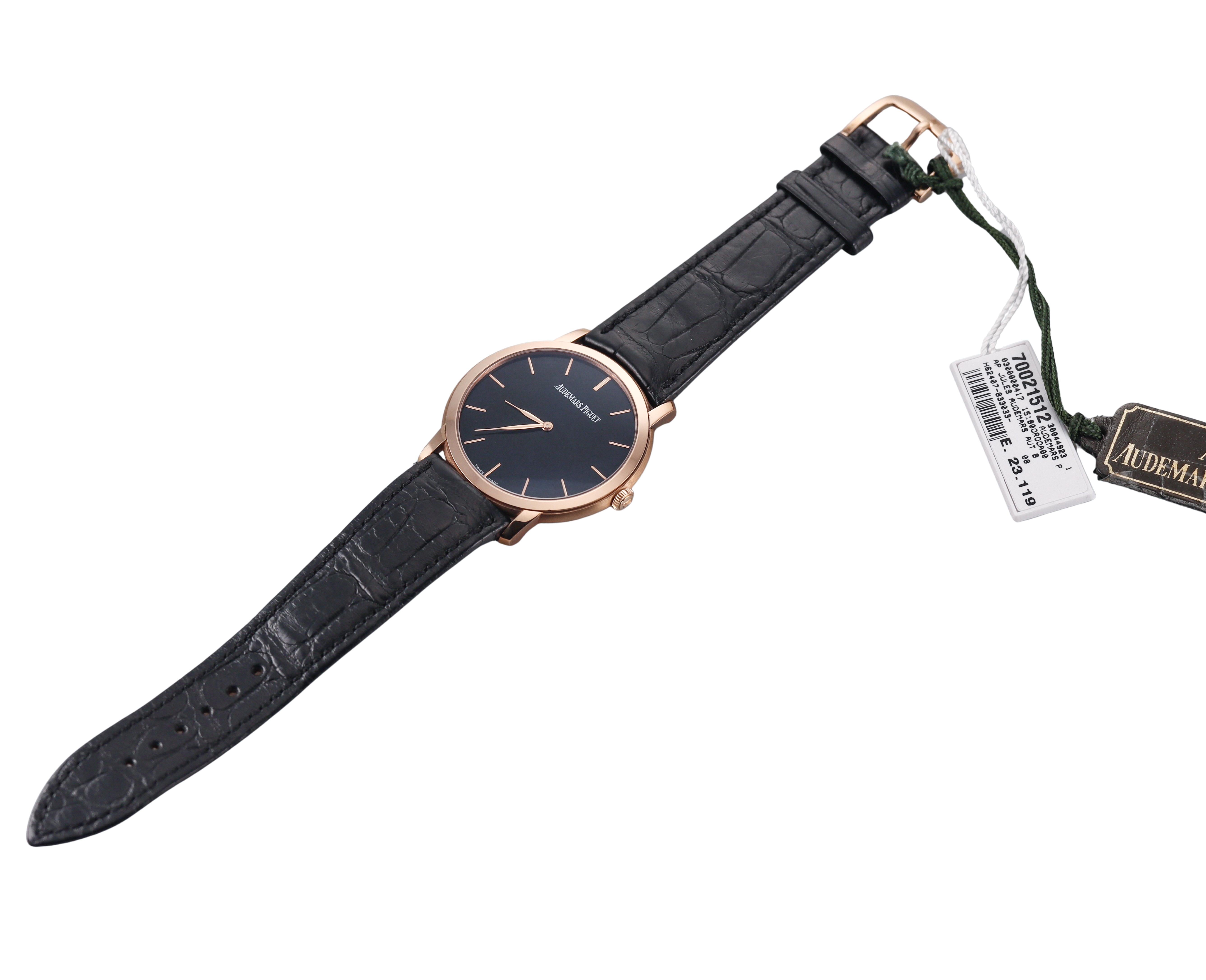 Audemars Piguet Jules 41 Rose Gold Extra Thin Watch 15180OR.OO.A002CR.01