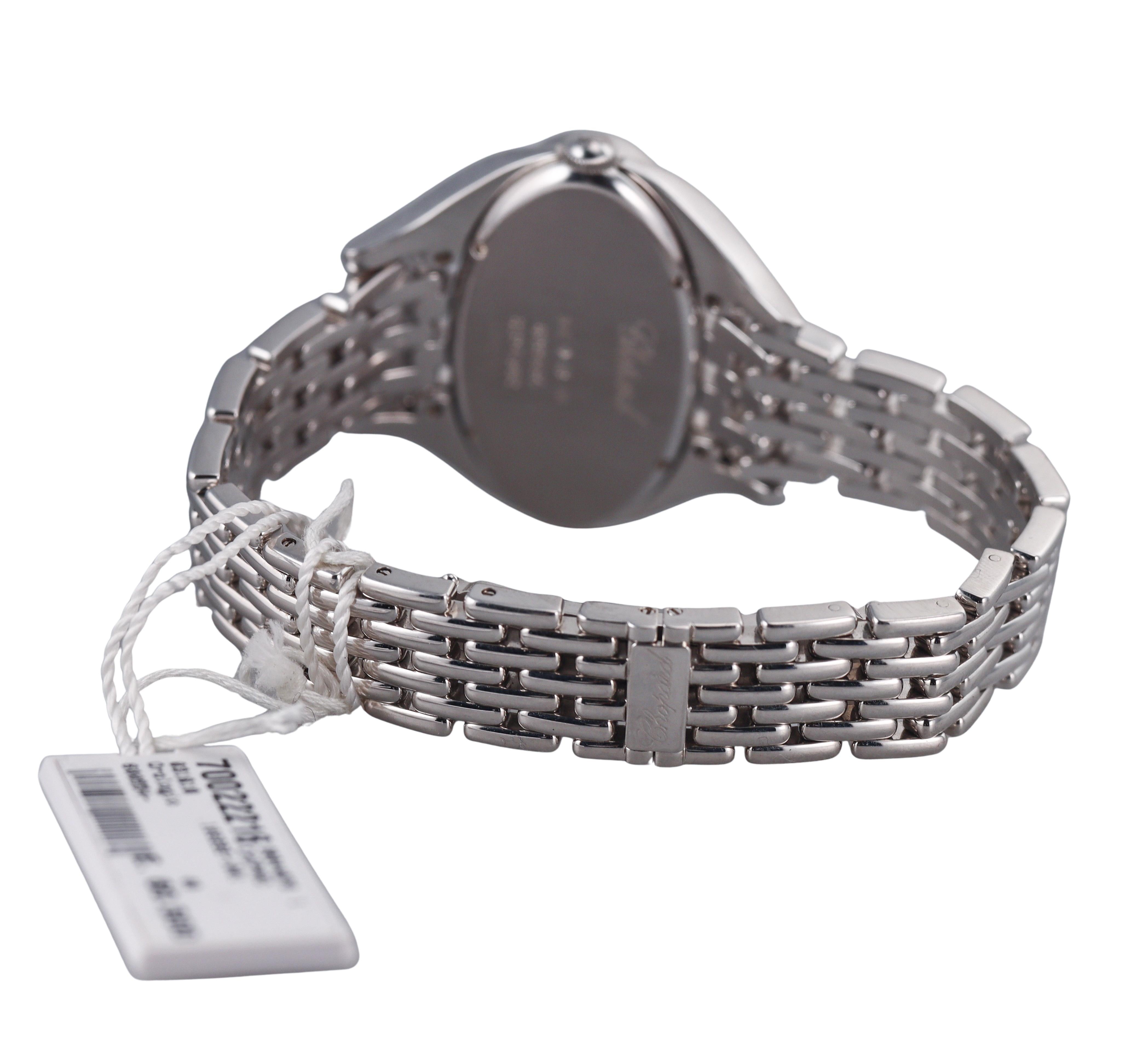 Chopard Diamond Mother of Pearl White Gold Mechanical Ladies Watch