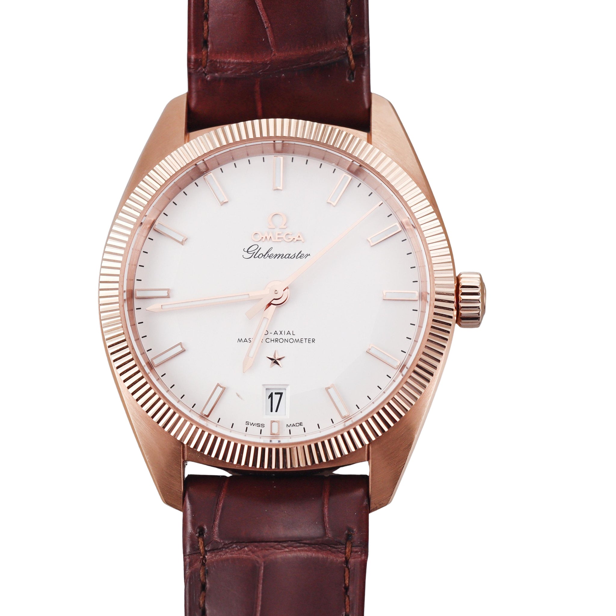 Omega Constellation Globemaster Gold Chronometer Watch 130.53.39.21.02