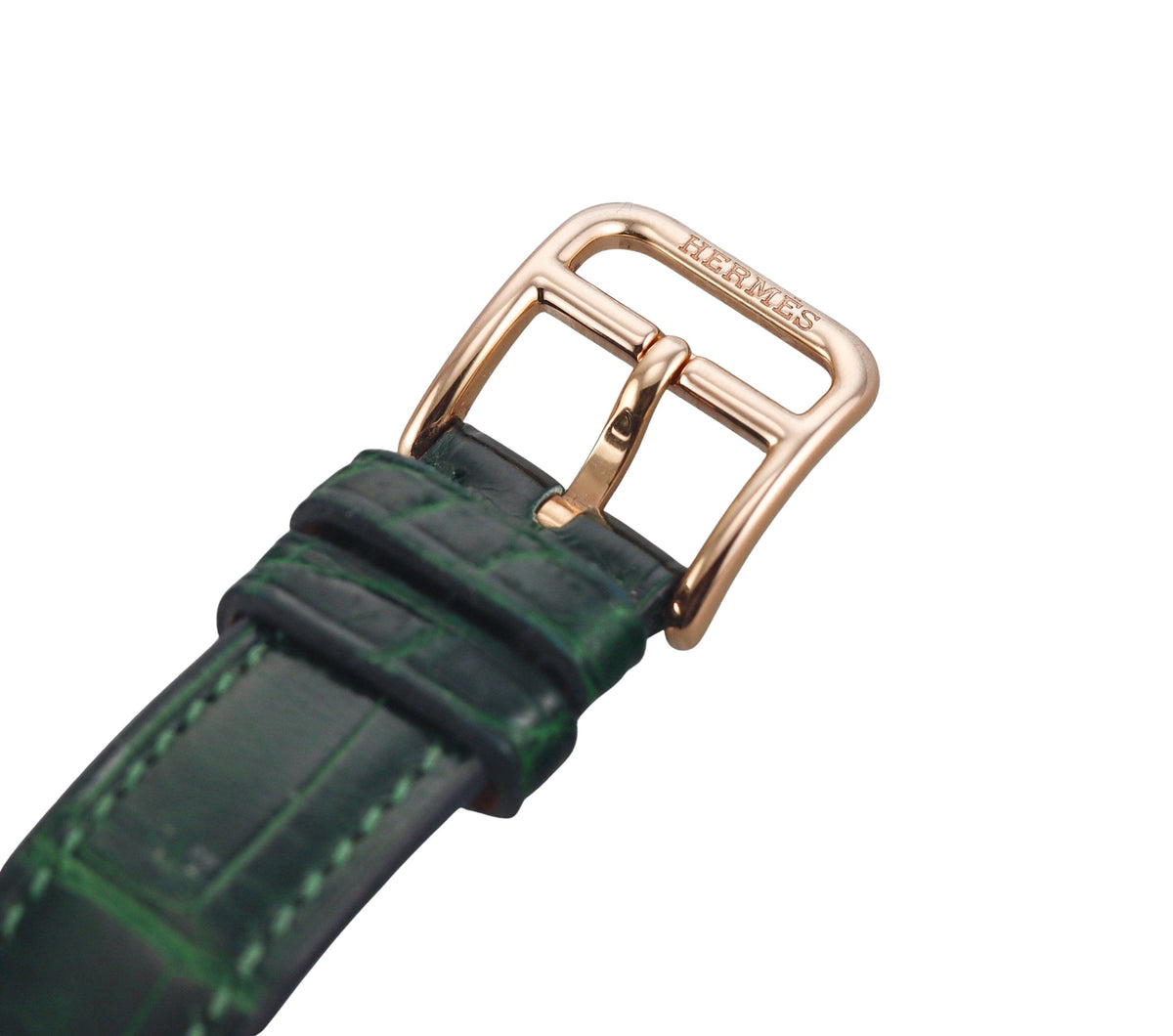 Hermes Arceau Ecuyere Rose Gold Diamond Watch AR6.671