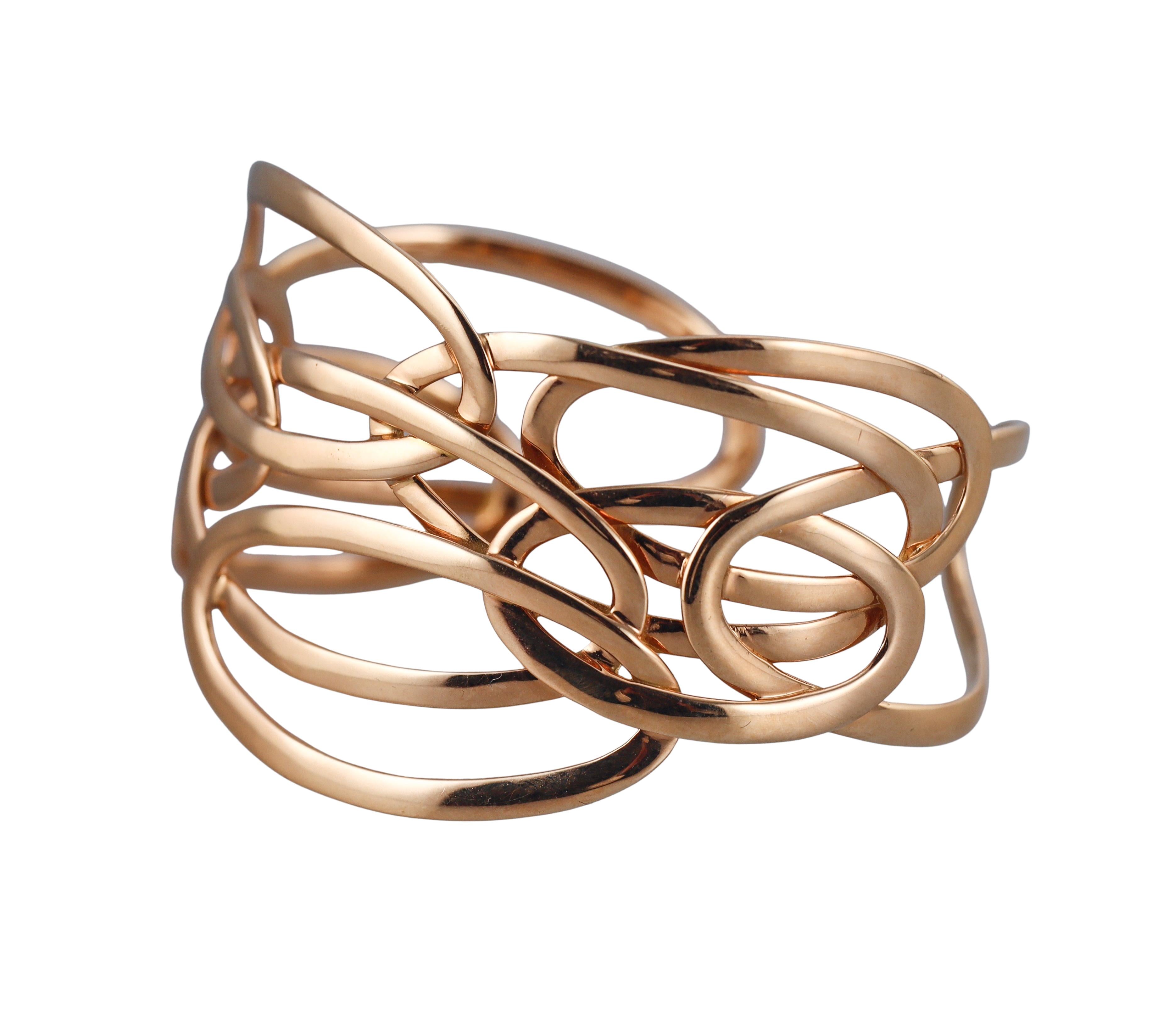 Mattioli Hiroko Rose Gold Cuff Bracelet
