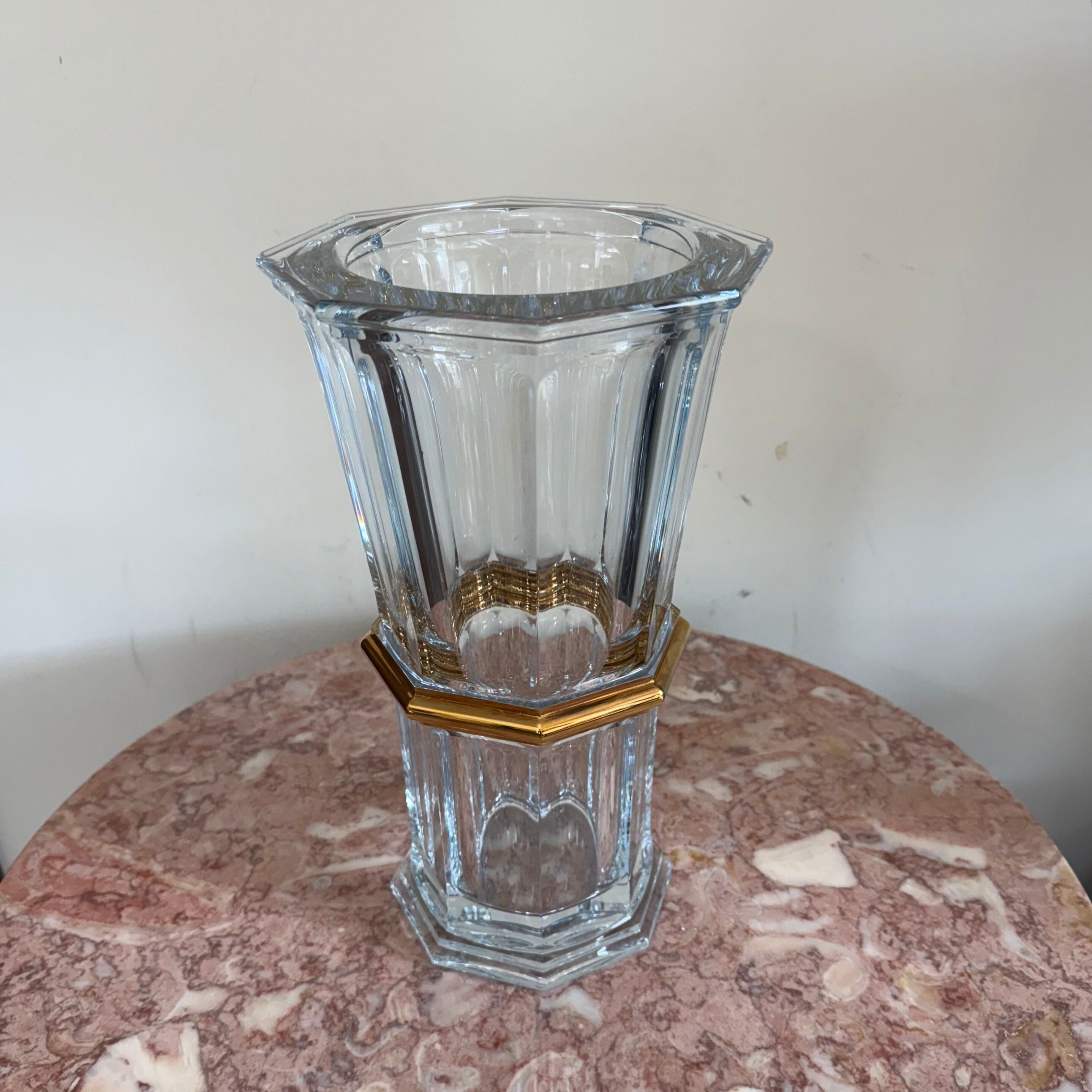 New Baccarat Vase Droit 320 Gold 2814497