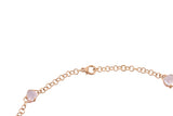 Pomellato Capri 18k Gold Rose Quartz Crystal Necklace