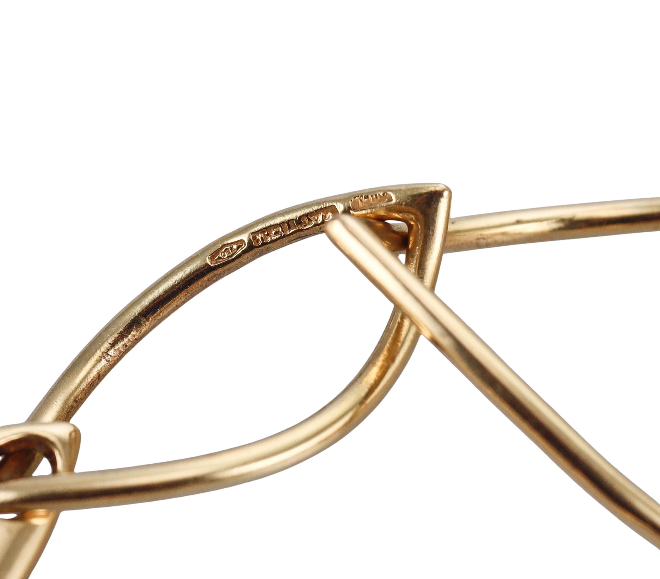 Mattioli Navettes Diamond Gold Link Necklace