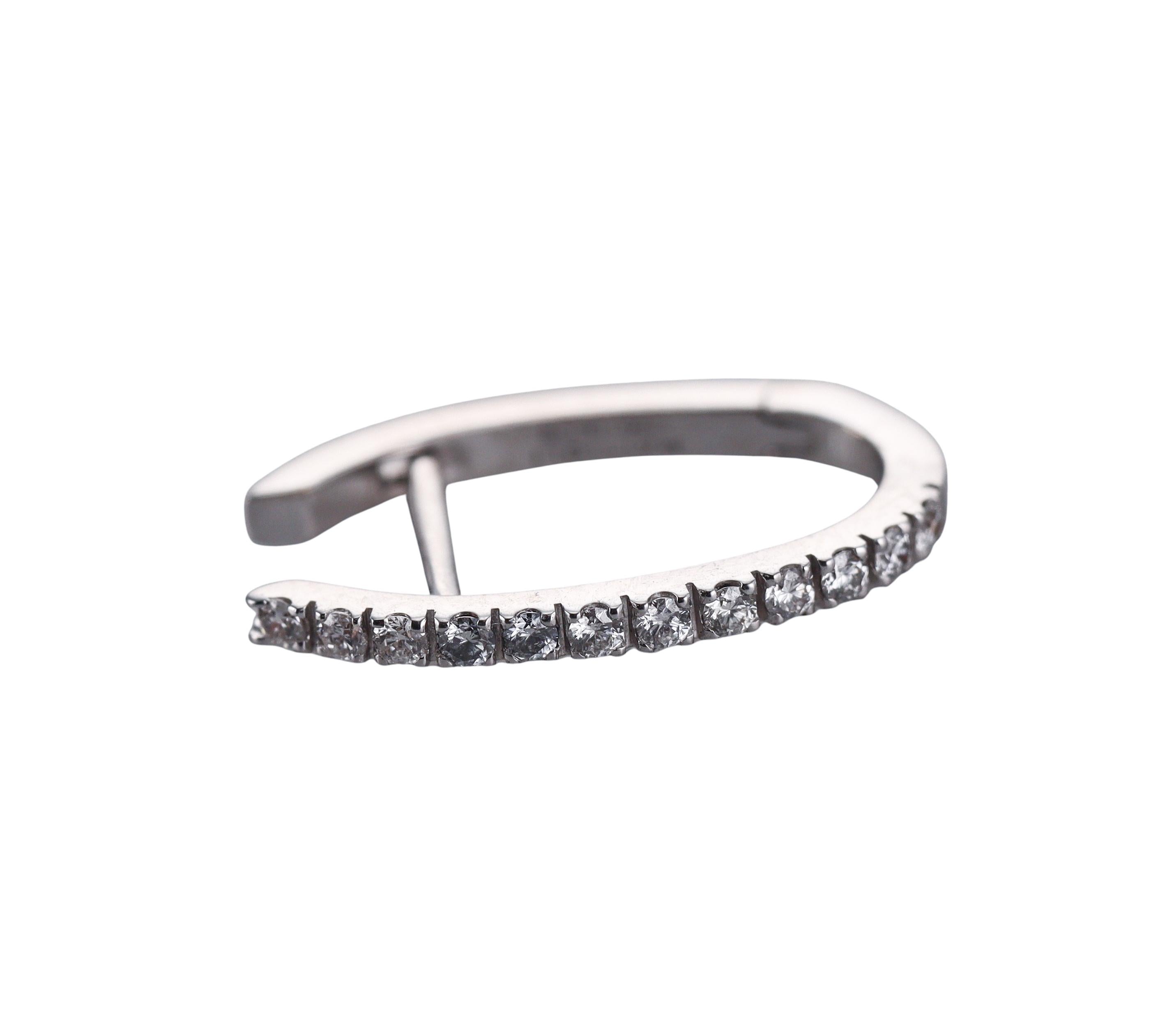 Mattioli Puzzle Satin Gold Quartz Diamond MOP Interchangeable Small Earrings