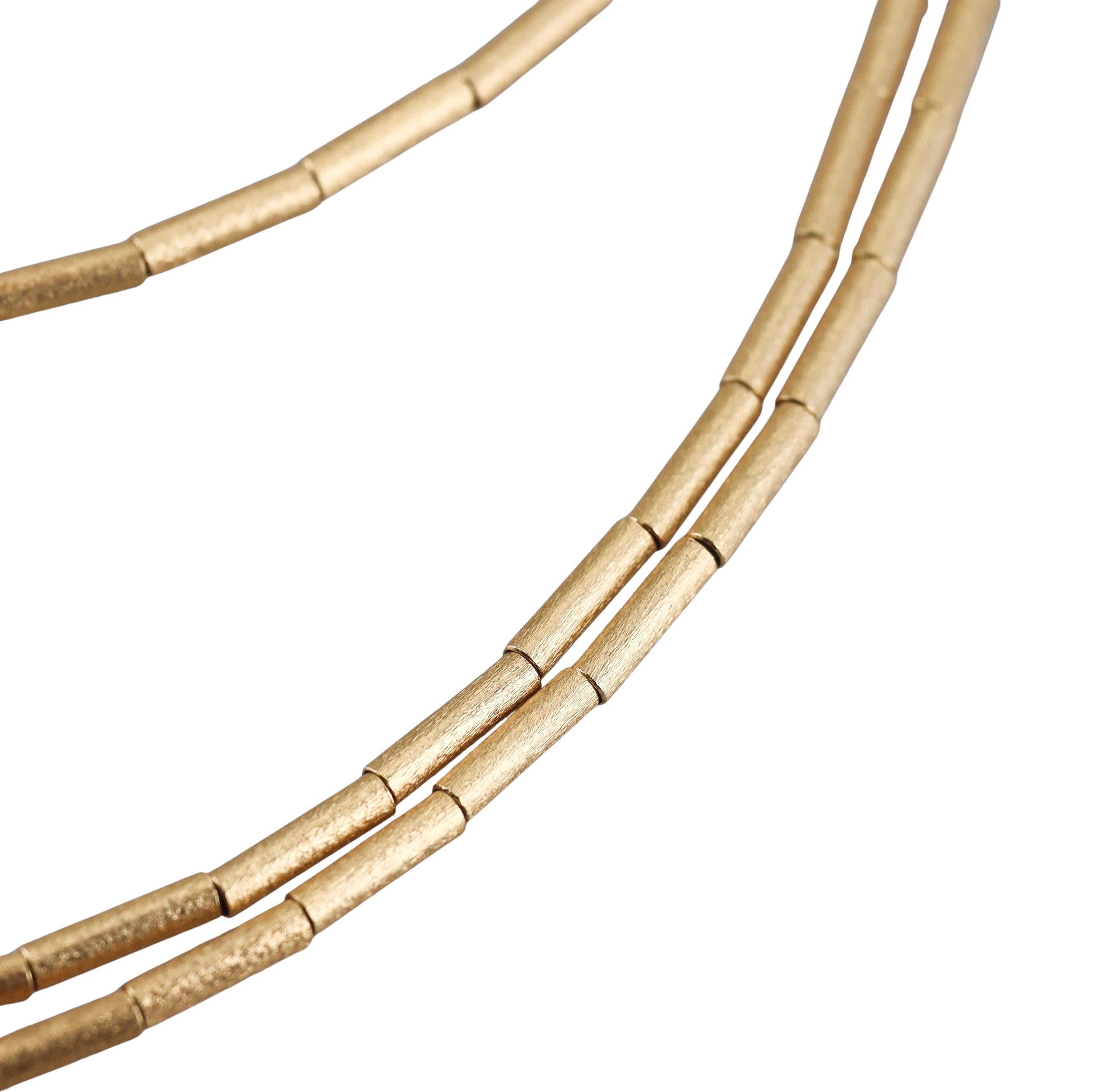H. Stern Fluid Gold 118" Long Gold Necklace