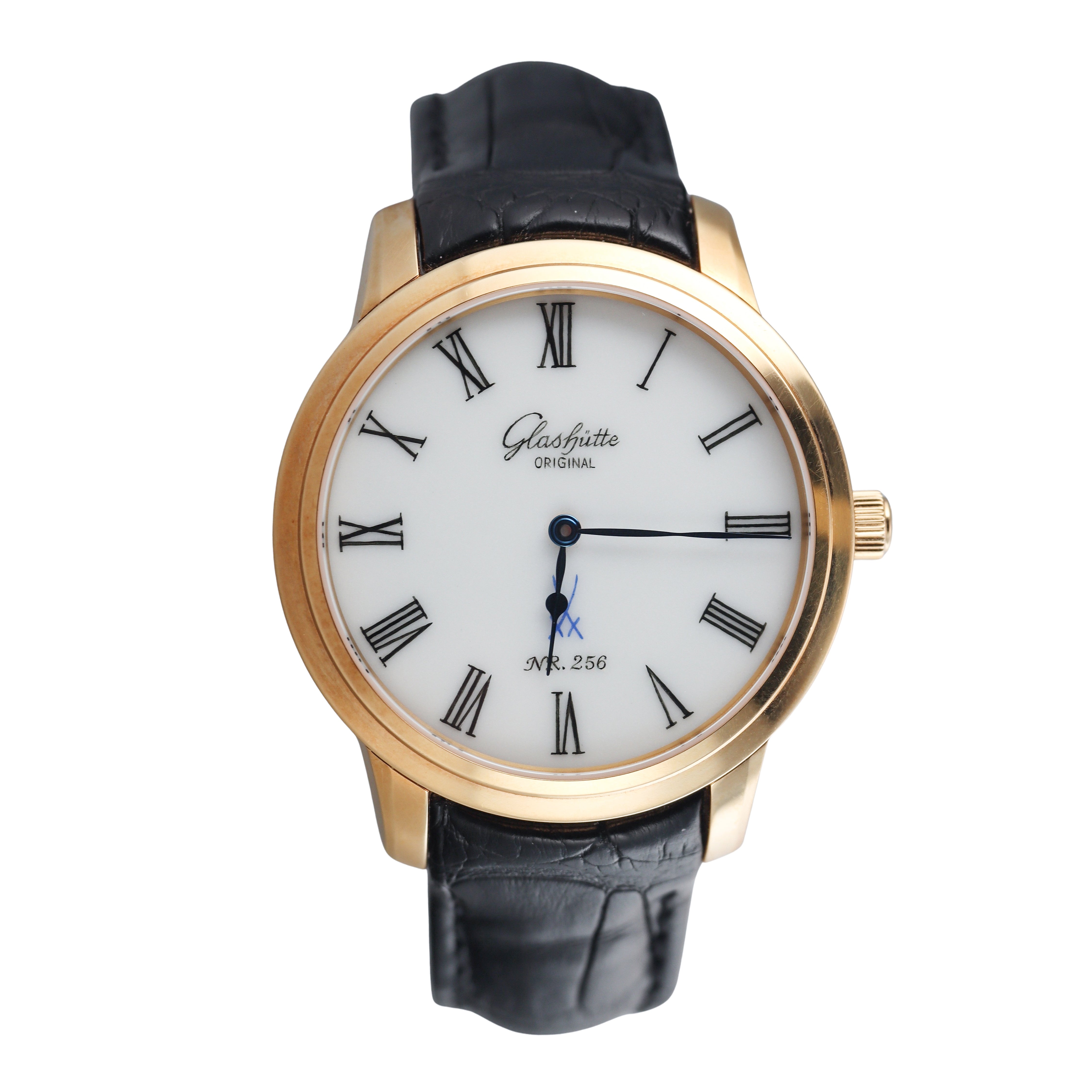 Glashütte Original Senator Meissen Rose Gold Watch 100-10-01-01-04