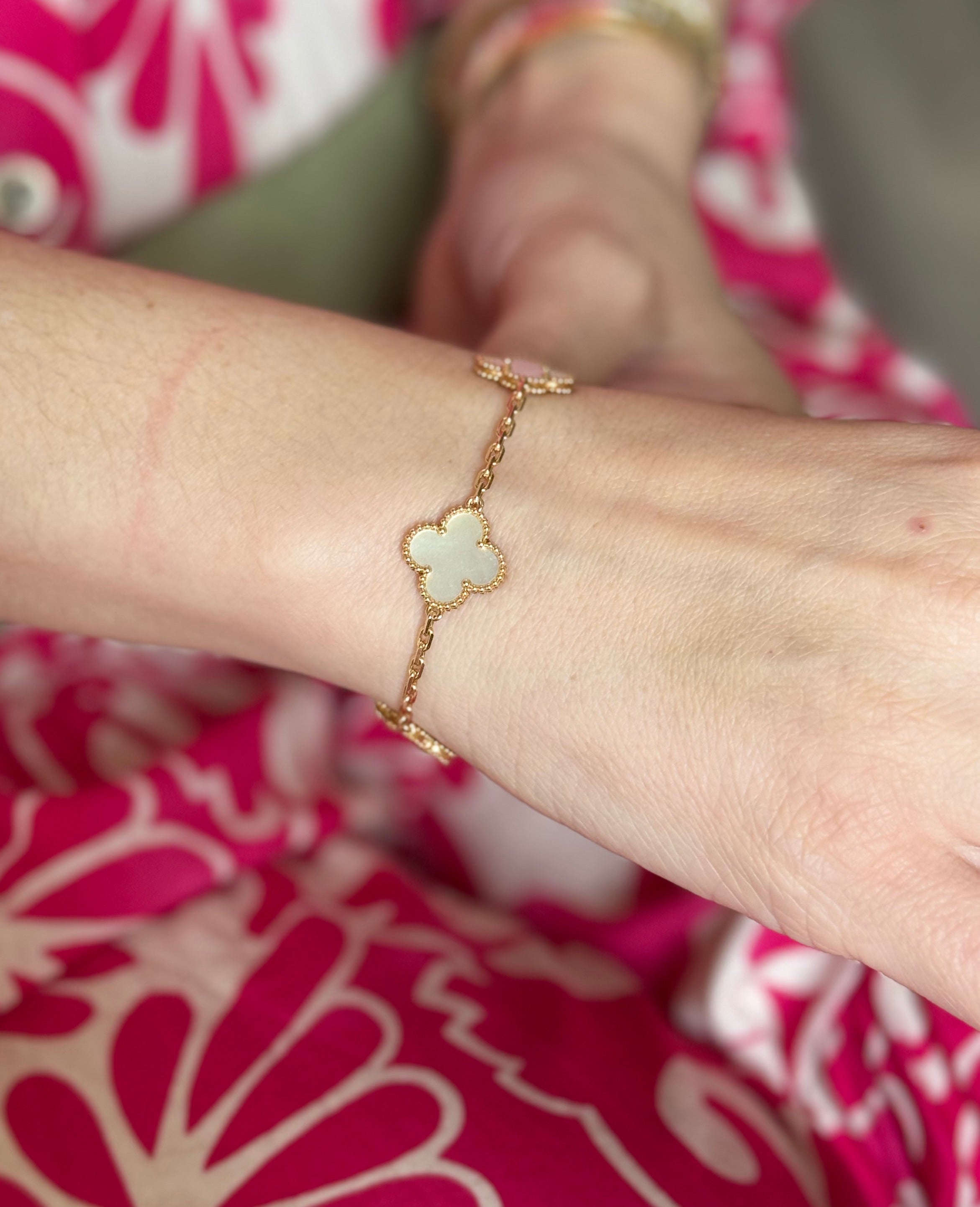 Van Cleef & Arpels Vintage Alhambra Mother of Pearl Bracelet