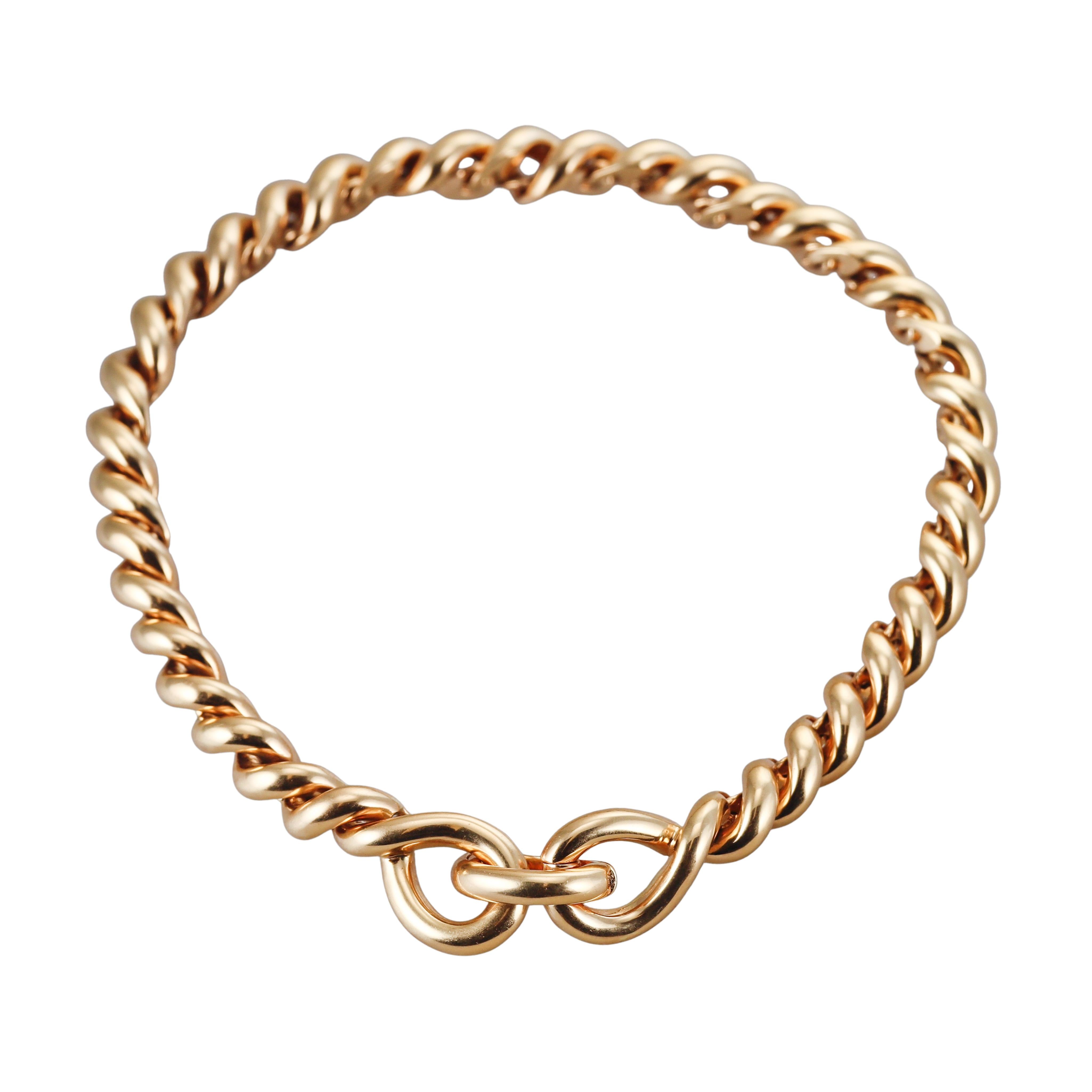 Hermes Torsade Yellow Gold Necklace
