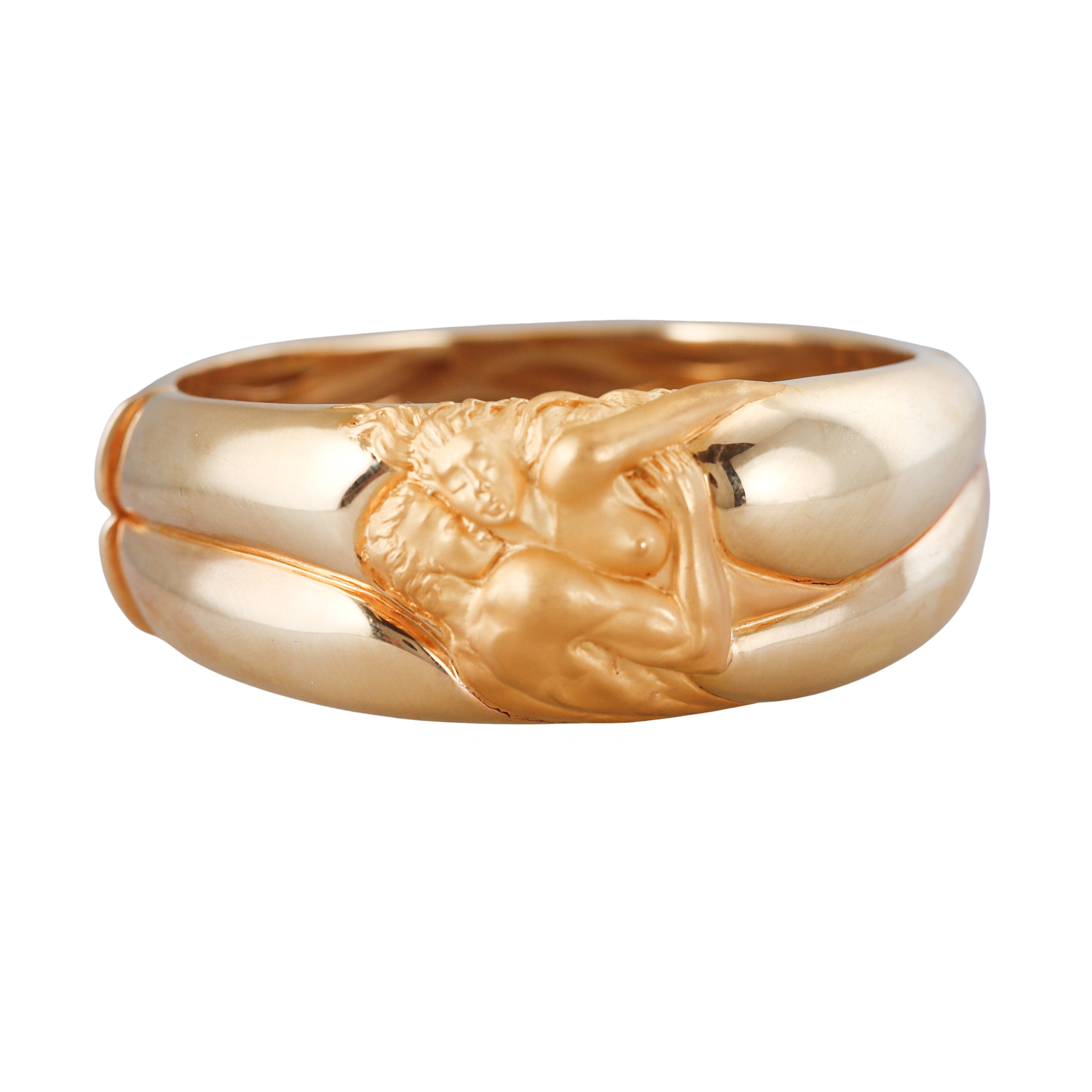 Carrera y Carrera Erotic Gold Bangle Bracelet